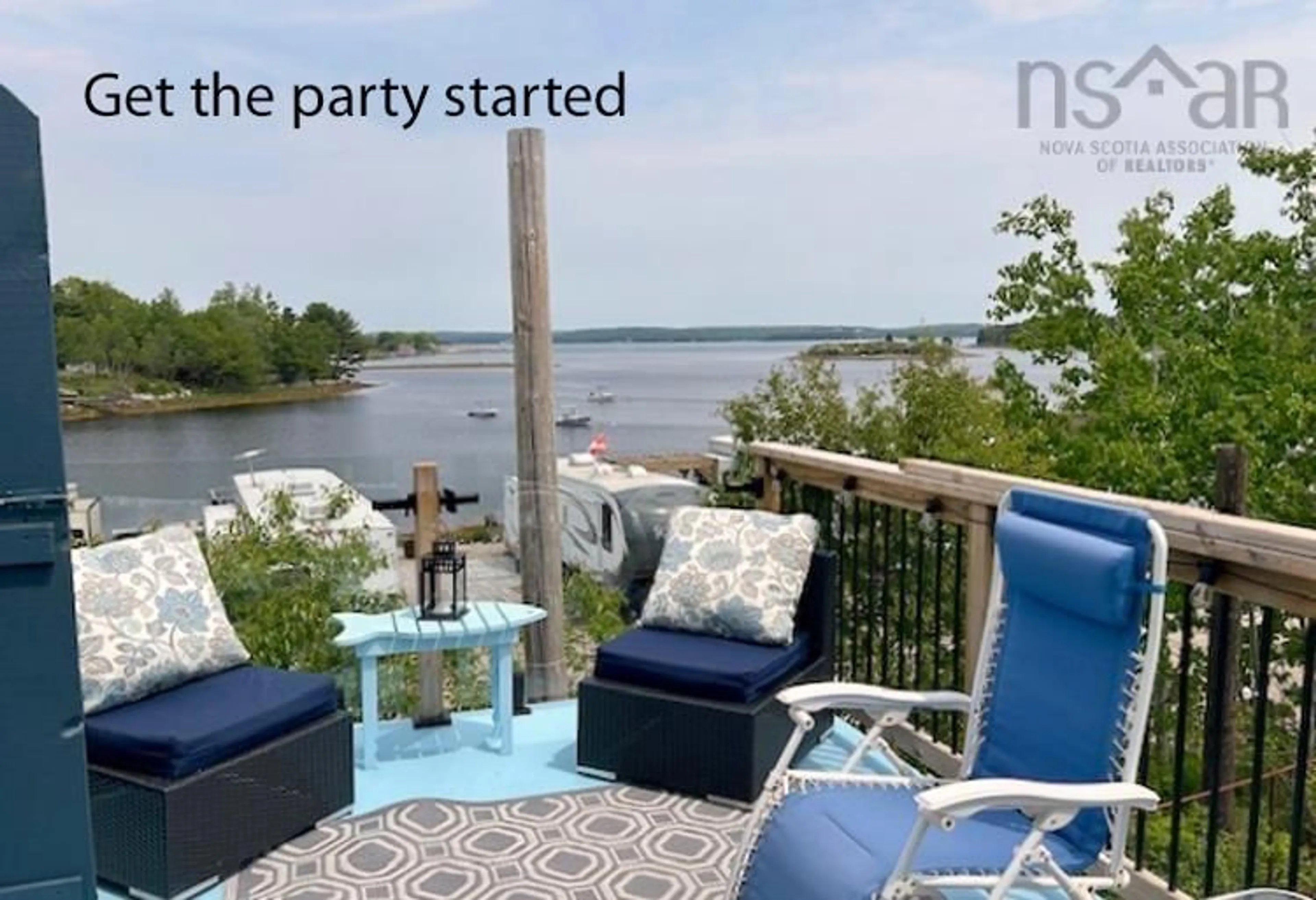Patio, water/lake/river/ocean view for 129 Crandall Rd, Martins Point Nova Scotia B0J 2E0