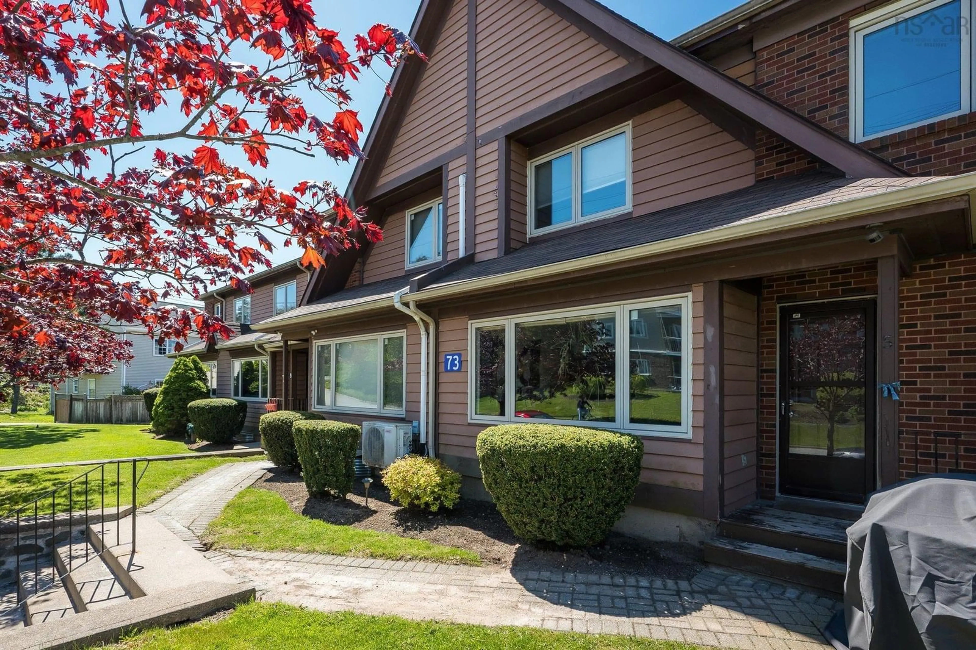 Home with brick exterior material, street for 73 Collins Grove #5, Dartmouth Nova Scotia B2W 4G3