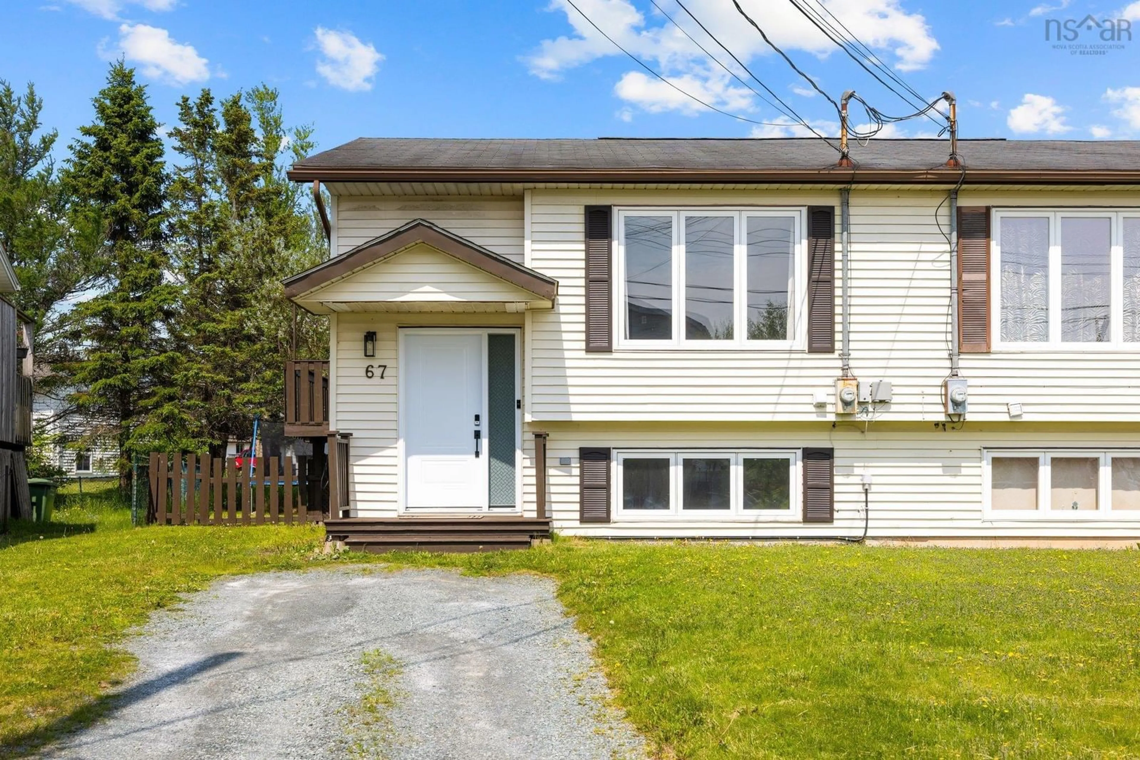 Home with vinyl exterior material, street for 67 Blockade Cir, Eastern Passage Nova Scotia B3G 1C4
