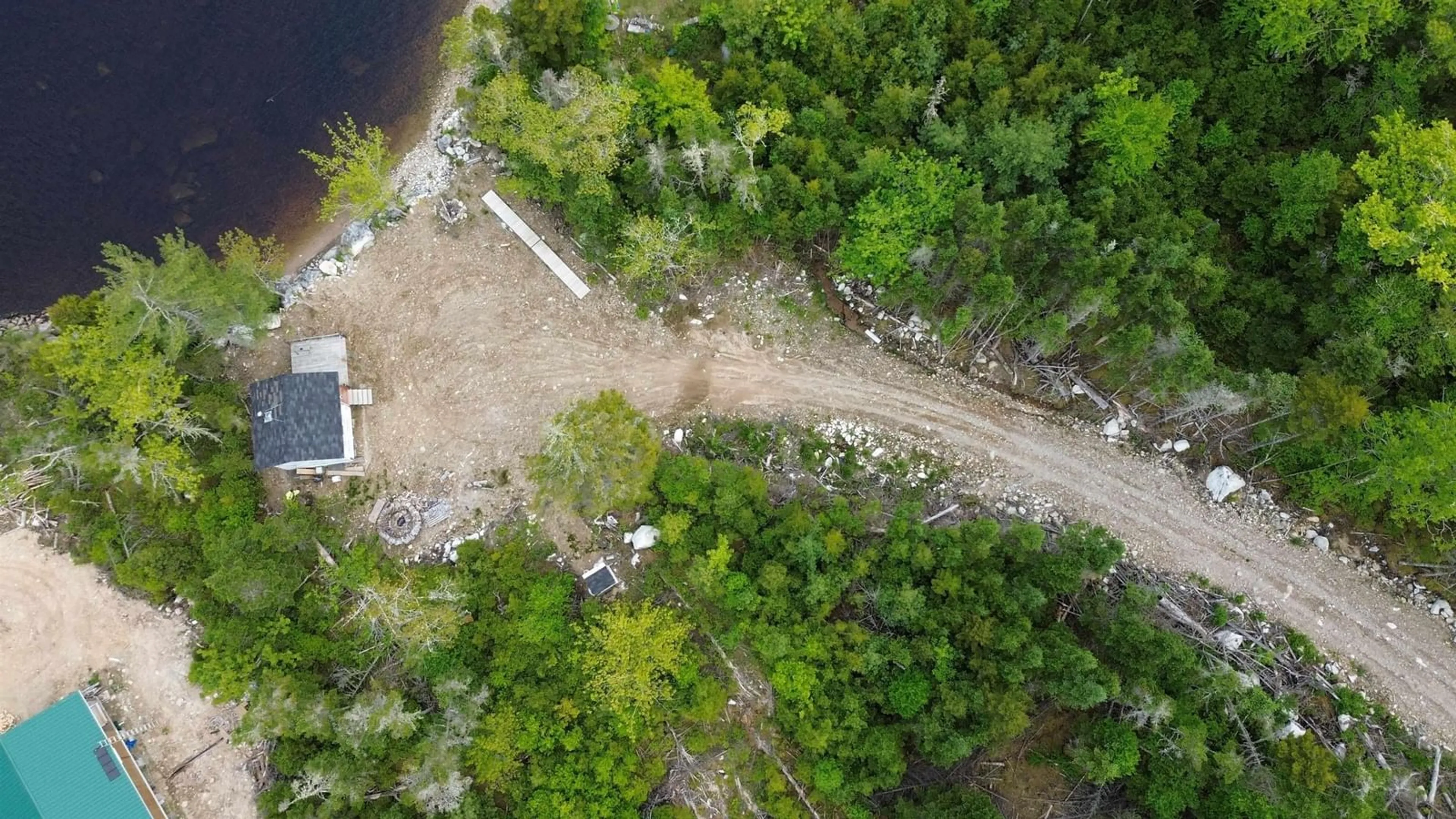 A pic from outside/outdoor area/front of a property/back of a property/a pic from drone, water/lake/river/ocean view for 1184 Lake Charlotte Water Access Way, Upper Lakeville Nova Scotia B0J 2L0