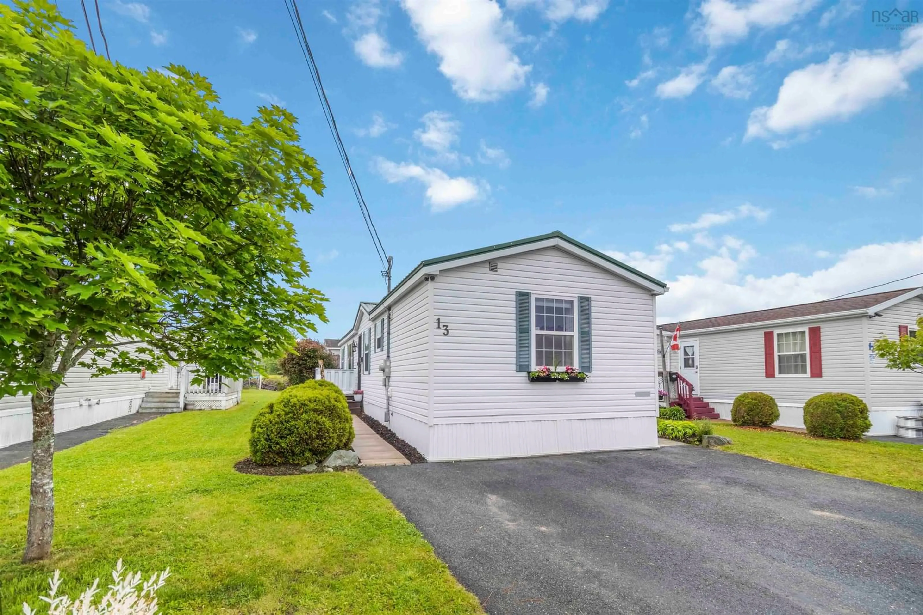 Home with vinyl exterior material, street for 13 Belmont Dr, Bridgewater Nova Scotia B4V 4E6