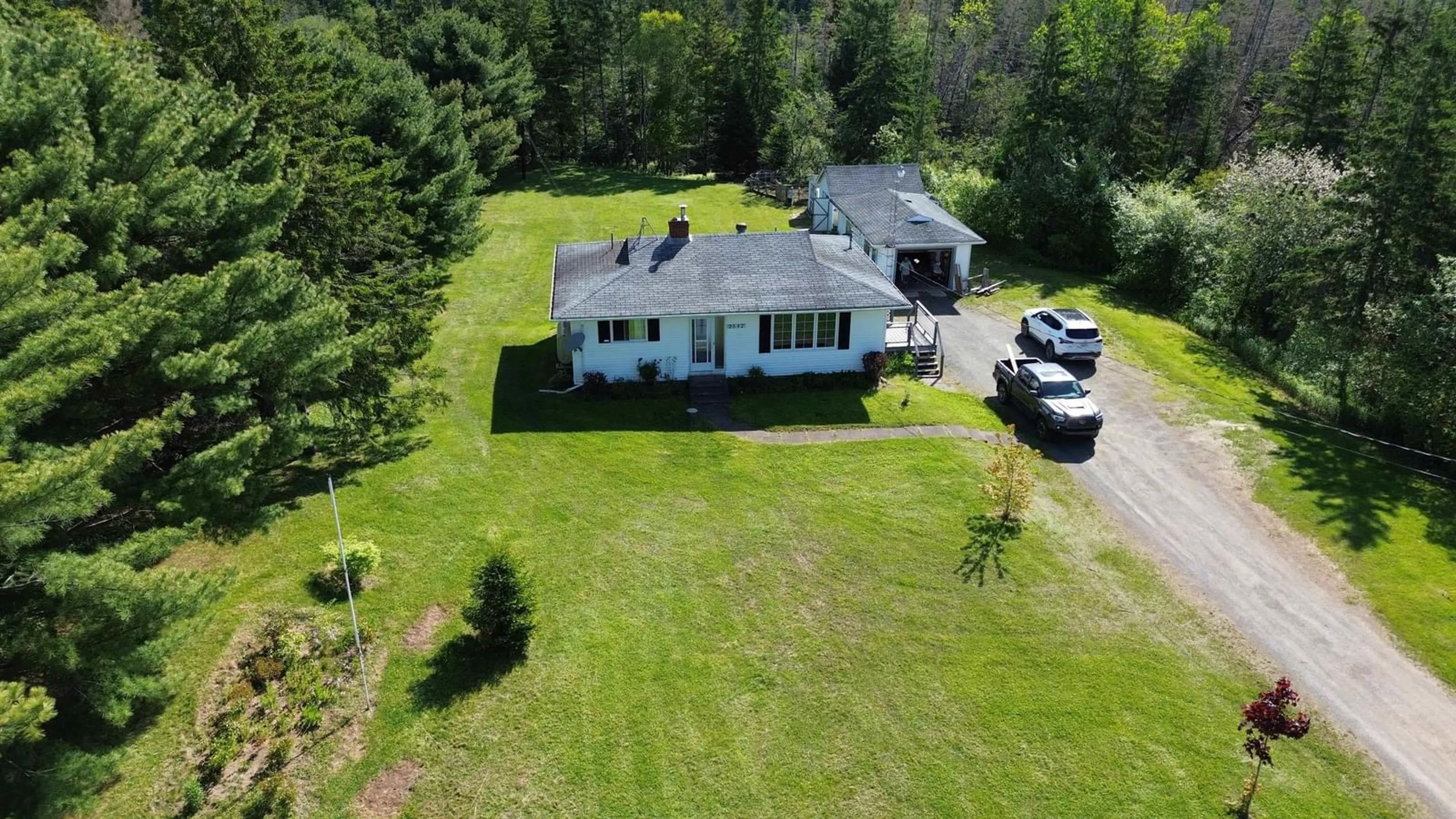 A pic from outside/outdoor area/front of a property/back of a property/a pic from drone, unknown for 2842 Highway 311, Upper North River Nova Scotia B6L 6J7