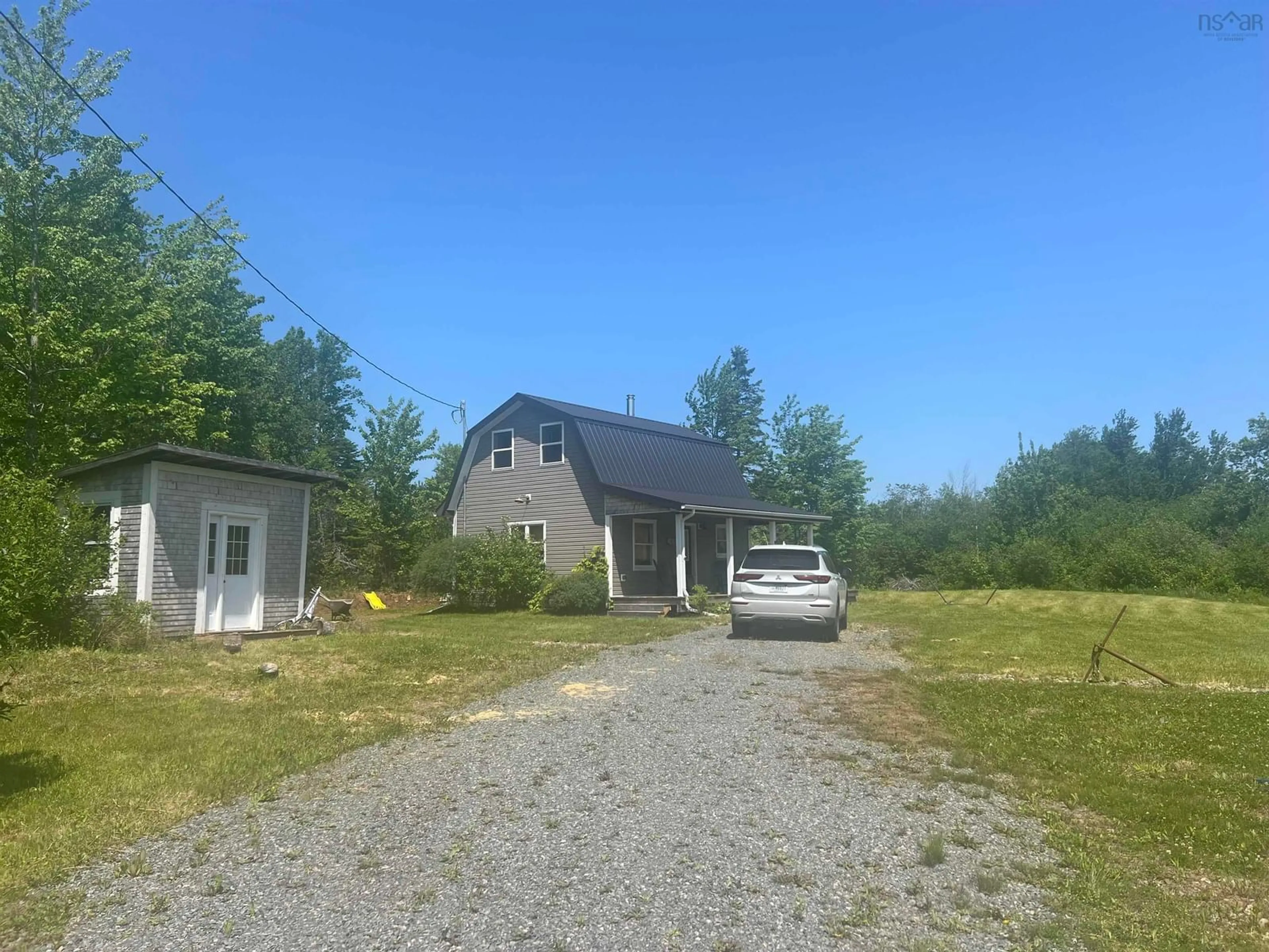 A pic from outside/outdoor area/front of a property/back of a property/a pic from drone, unknown for 24 Porcupine Lane, Waldegrave Nova Scotia B0K 1V0