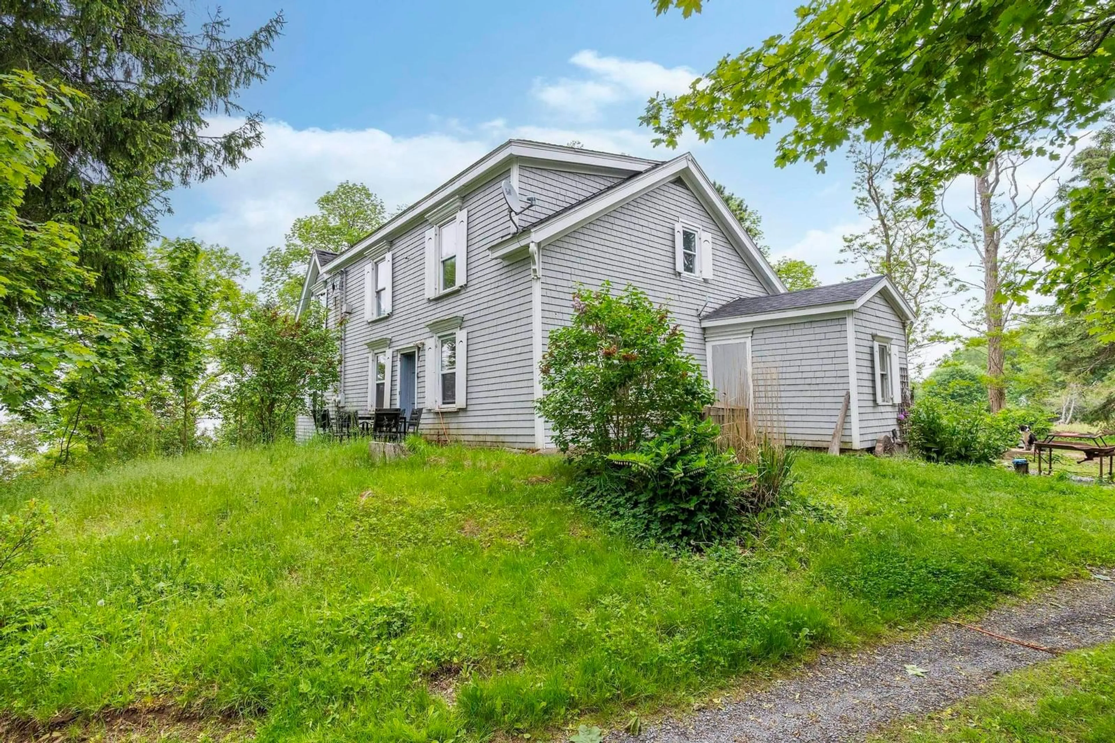 A pic from outside/outdoor area/front of a property/back of a property/a pic from drone, building for 836 Main Street, Mahone Bay Nova Scotia B0J 2E0