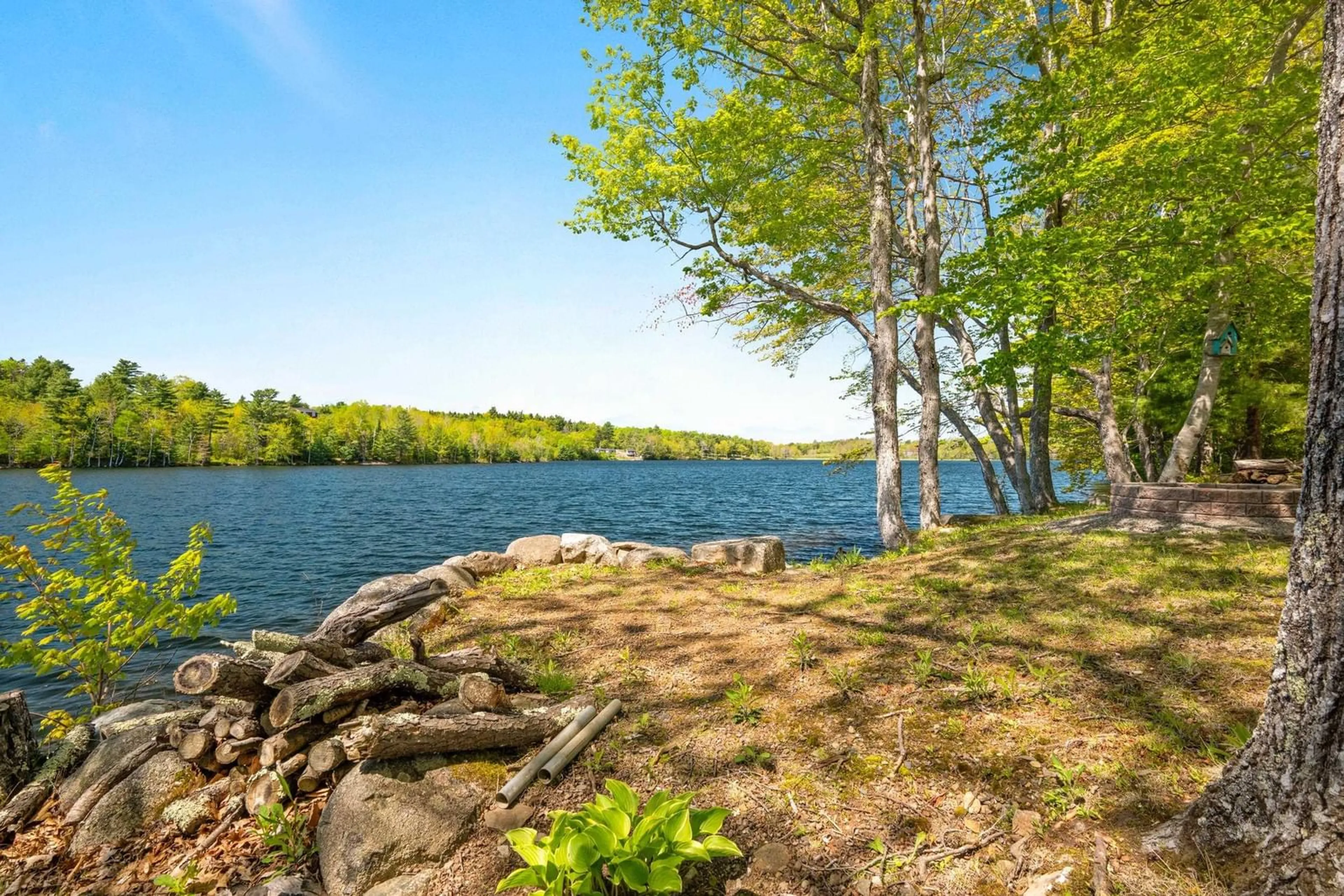 Patio, water/lake/river/ocean view for 102 Harold Silver Rd, Lower Northfield Nova Scotia B4V 8R7