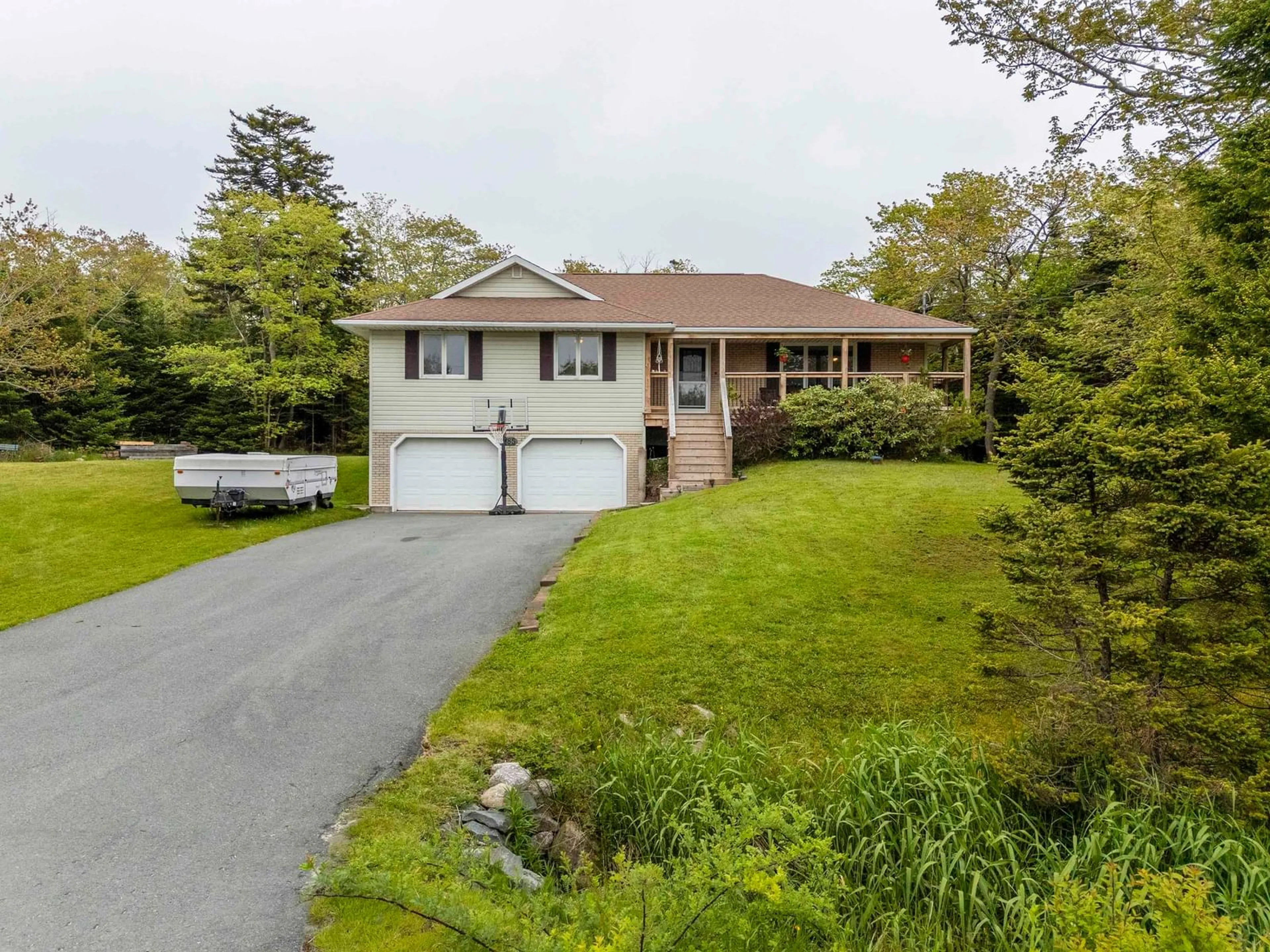 A pic from outside/outdoor area/front of a property/back of a property/a pic from drone, street for 185 Bayview Dr, Whites Lake Nova Scotia B3M 1P1