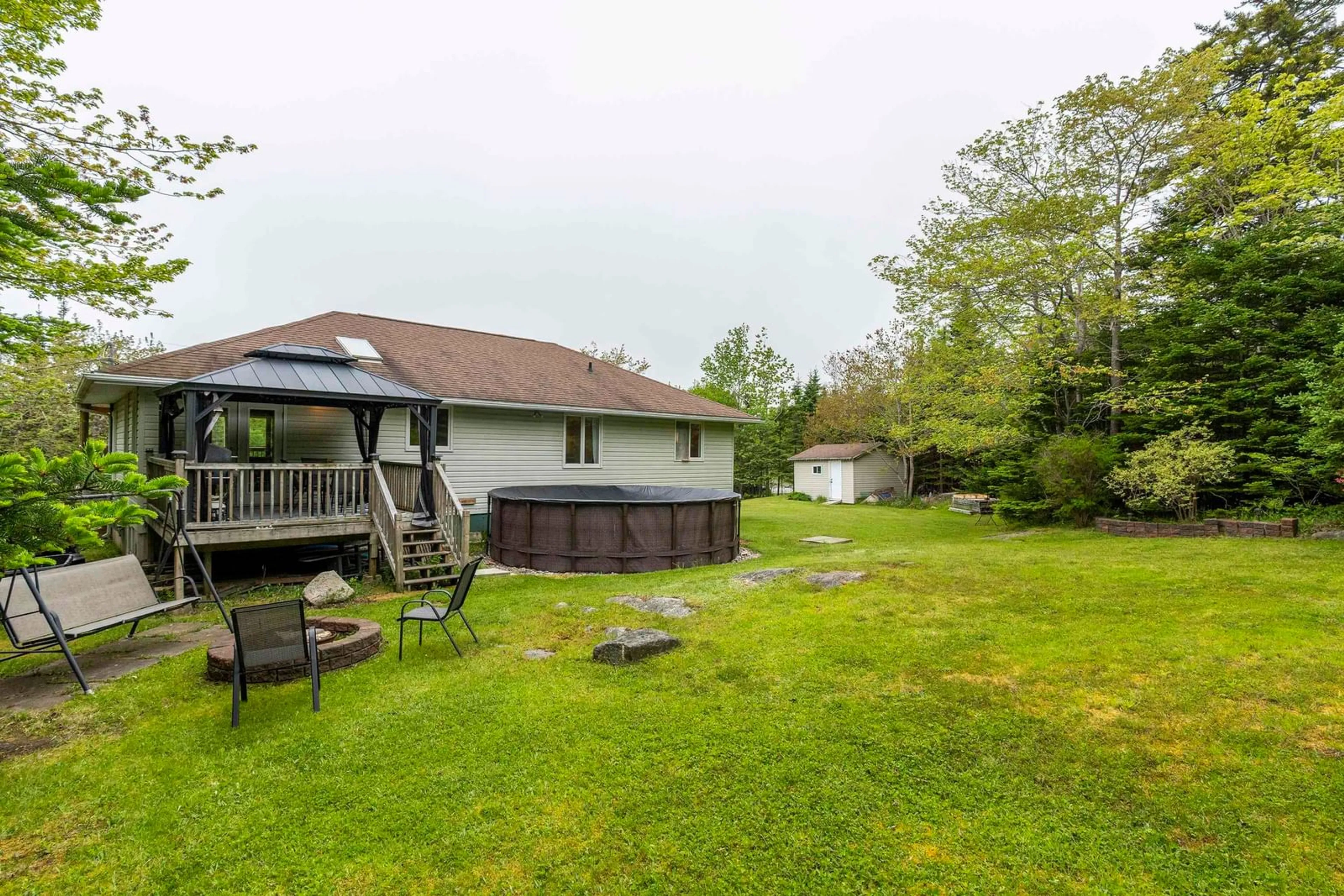 Patio, water/lake/river/ocean view for 185 Bayview Dr, Whites Lake Nova Scotia B3M 1P1