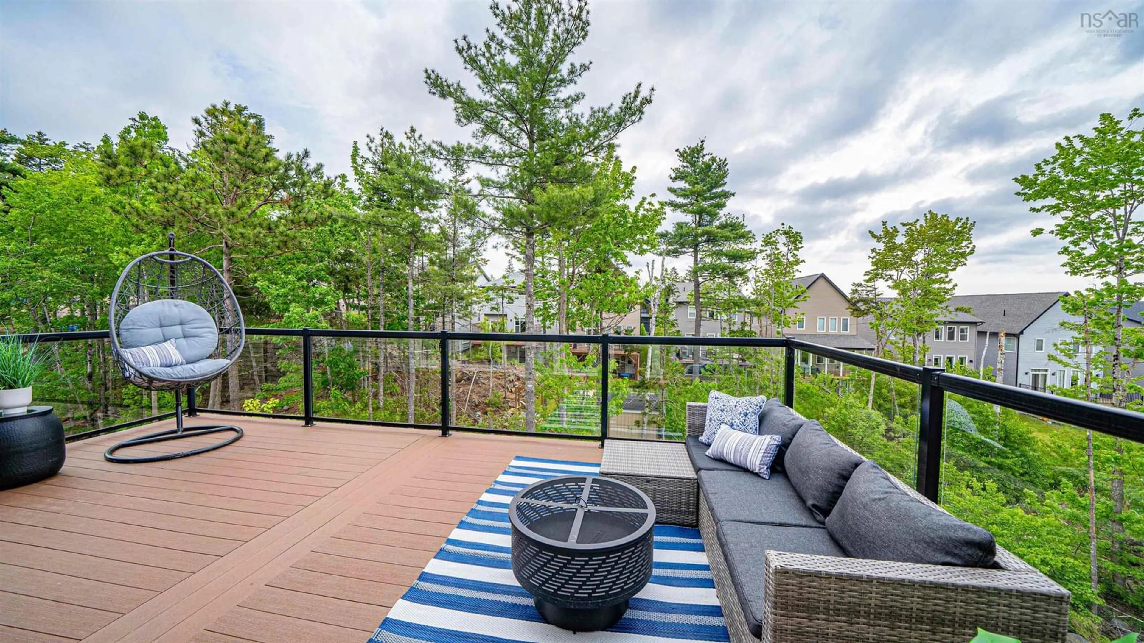 Patio, water/lake/river/ocean view for 30 Helen Creighton Crt, West Bedford Nova Scotia B4B 0Z5