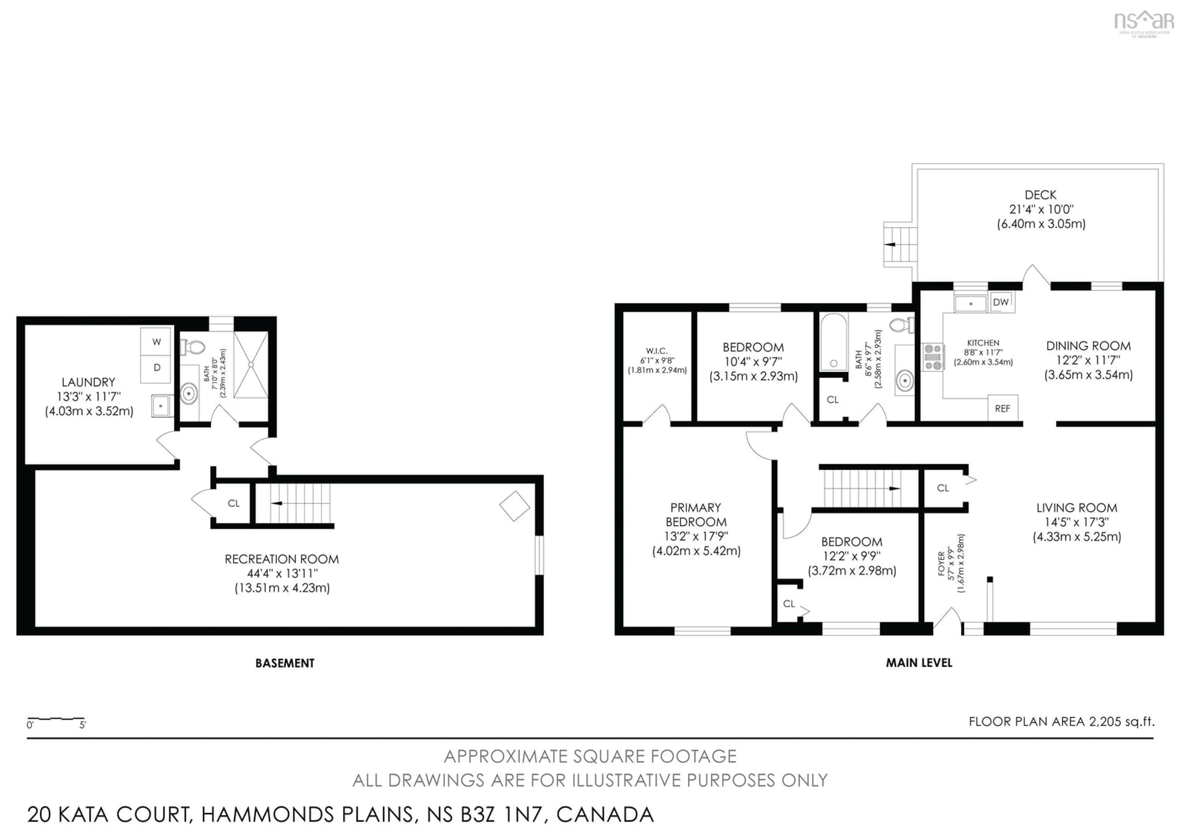 Floor plan for 20 Kata Court, Hammonds Plains Nova Scotia B3Z 1N7
