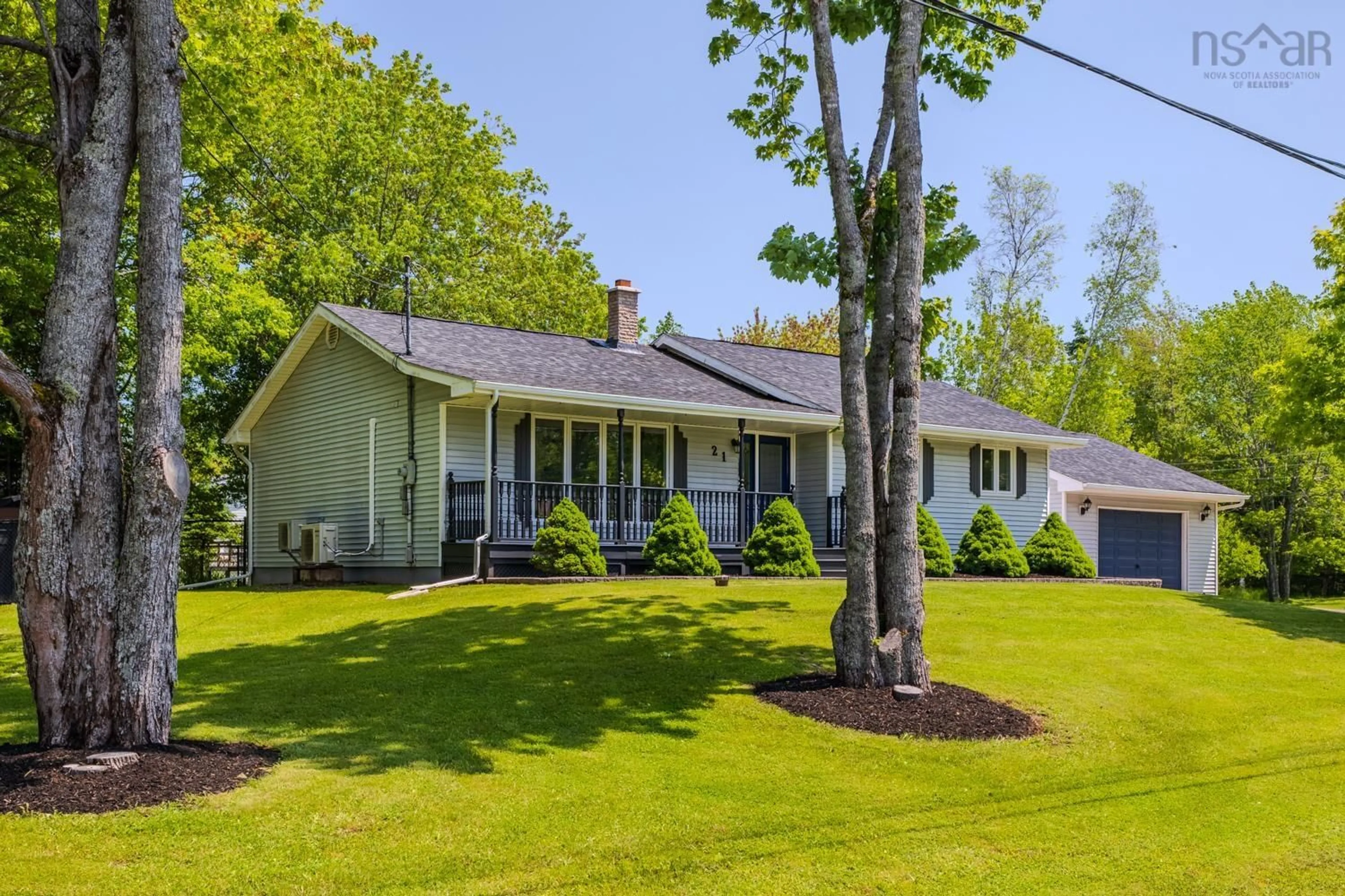 Home with vinyl exterior material, street for 21 Delaney Dr, Valley Nova Scotia B2N 3K3