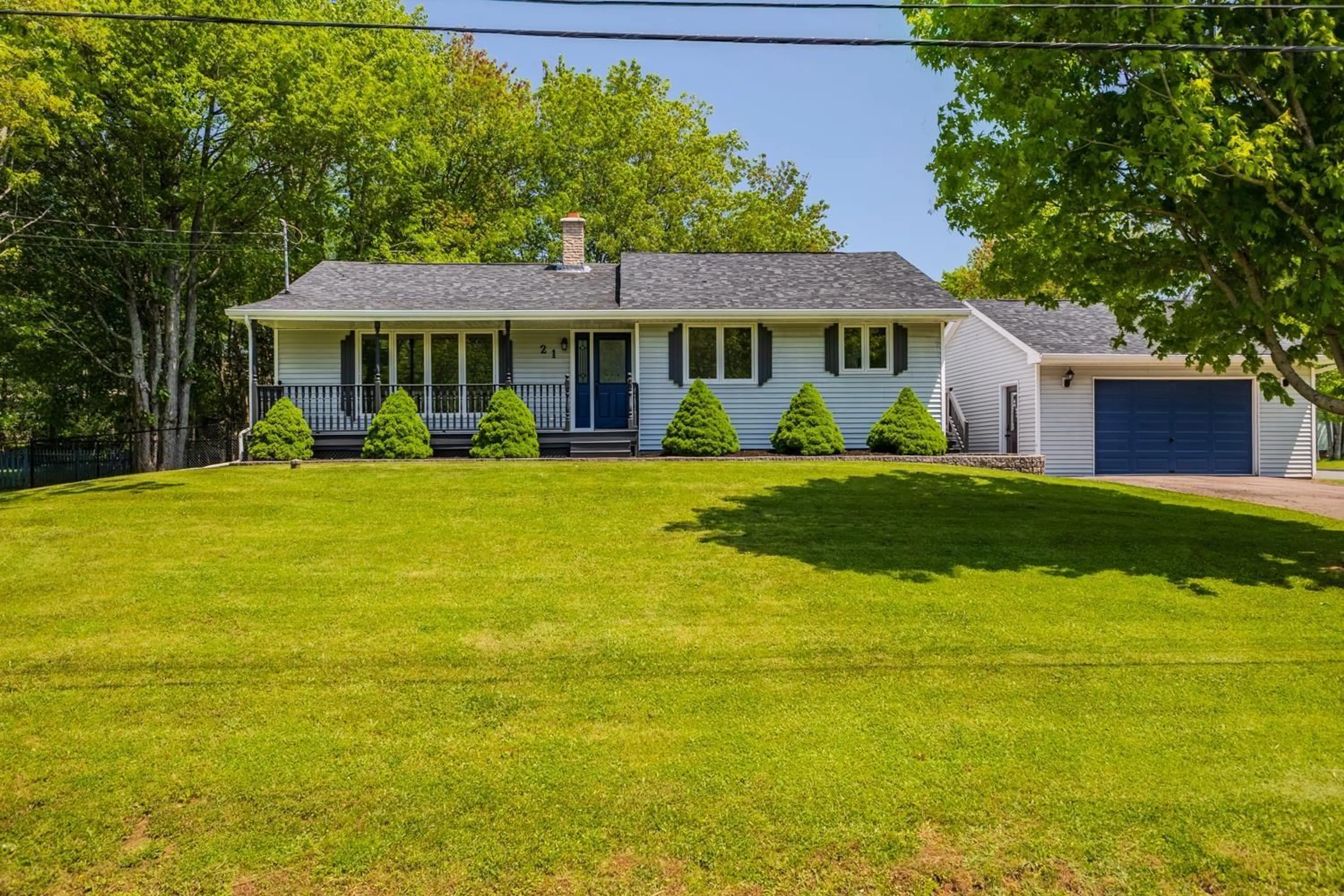 A pic from outside/outdoor area/front of a property/back of a property/a pic from drone, street for 21 Delaney Dr, Valley Nova Scotia B2N 3K3