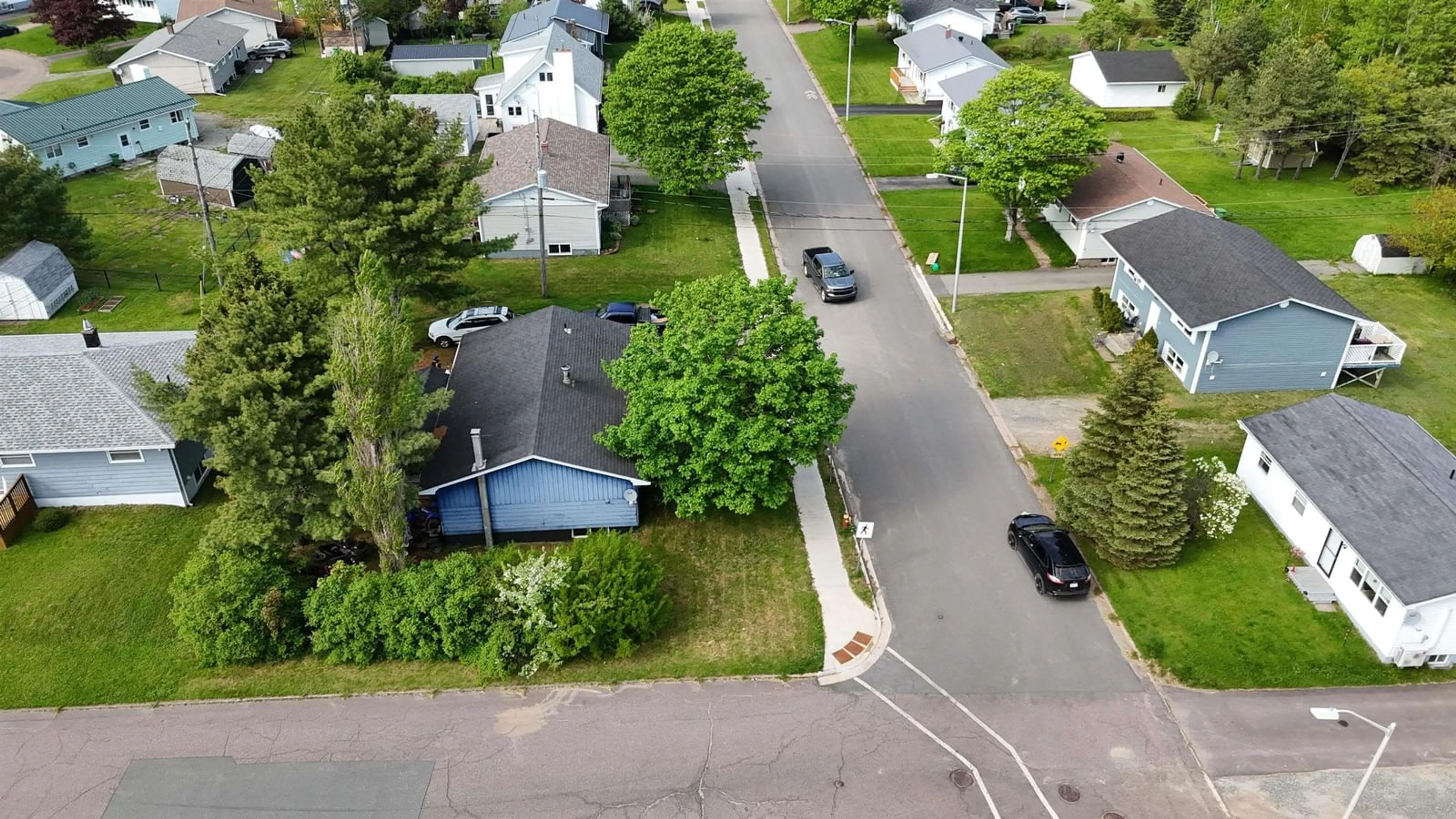 A pic from outside/outdoor area/front of a property/back of a property/a pic from drone, street for 12 Pinecrest Dr, Port Hawkesbury Nova Scotia B9A 3G3