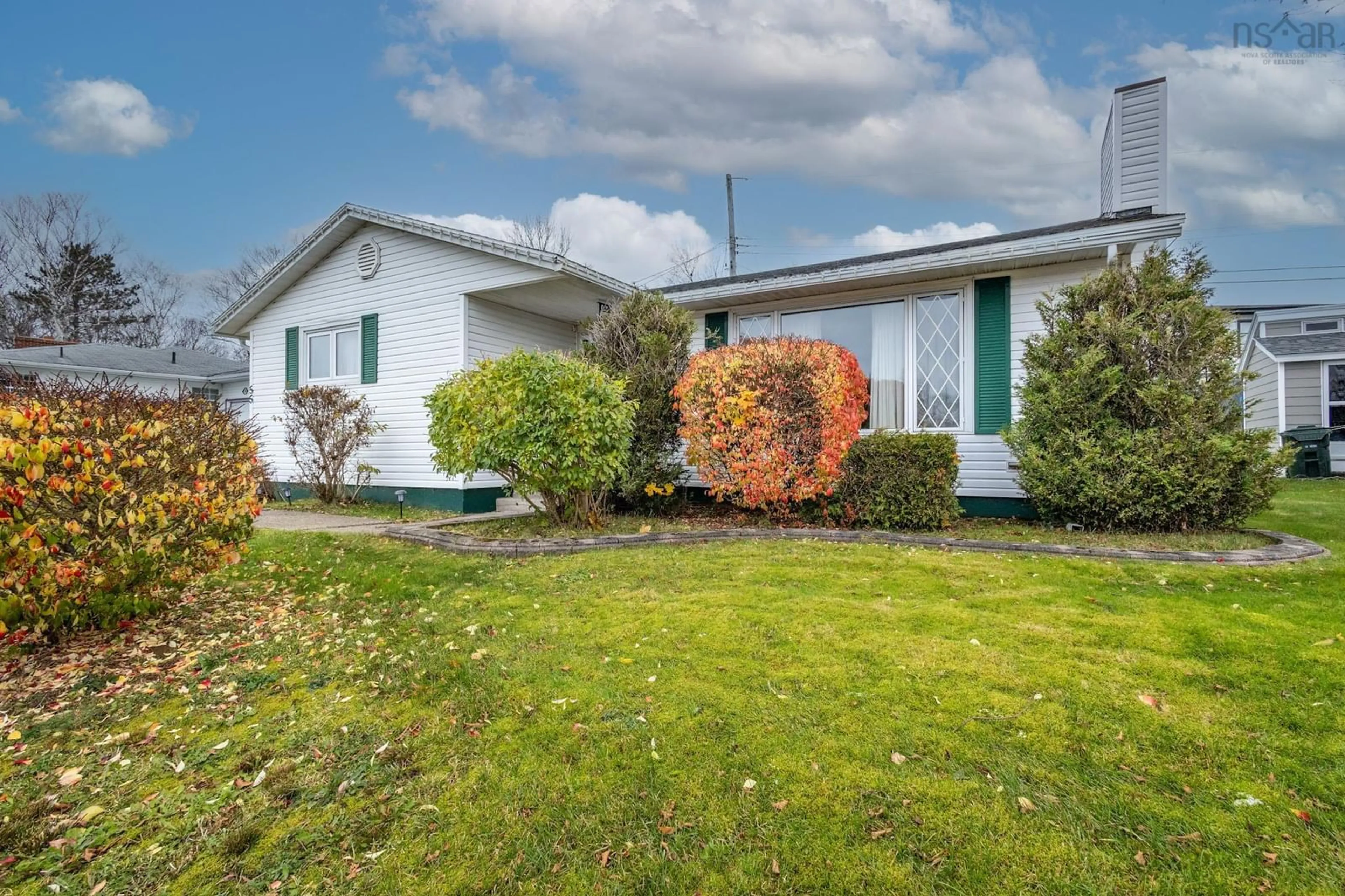 Home with vinyl exterior material, street for 55 Beechwood Cres, Sydney Nova Scotia B1S 1V9