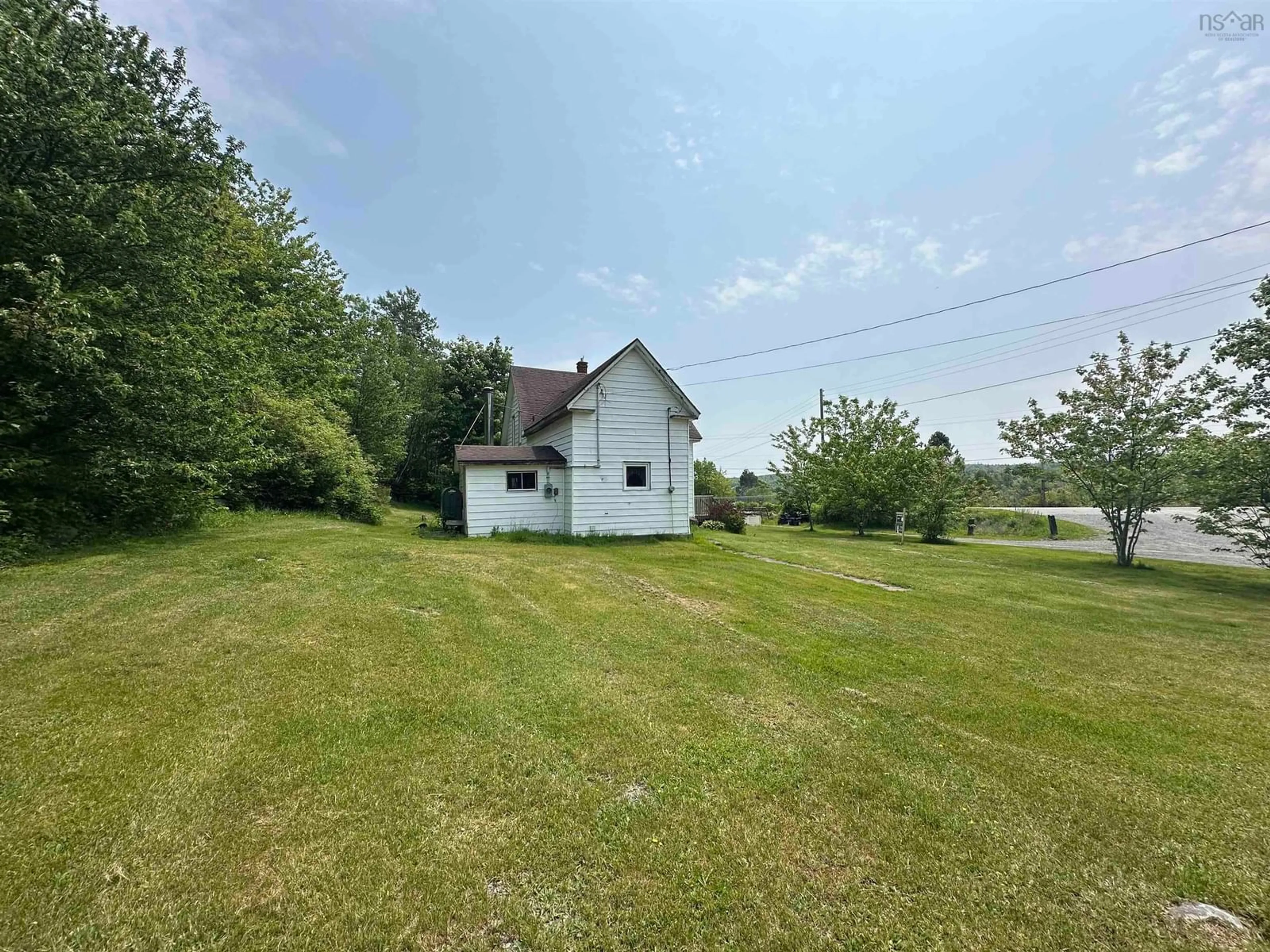 A pic from outside/outdoor area/front of a property/back of a property/a pic from drone, building for 6 Lake Road, Sheet Harbour Nova Scotia B0J 3B0