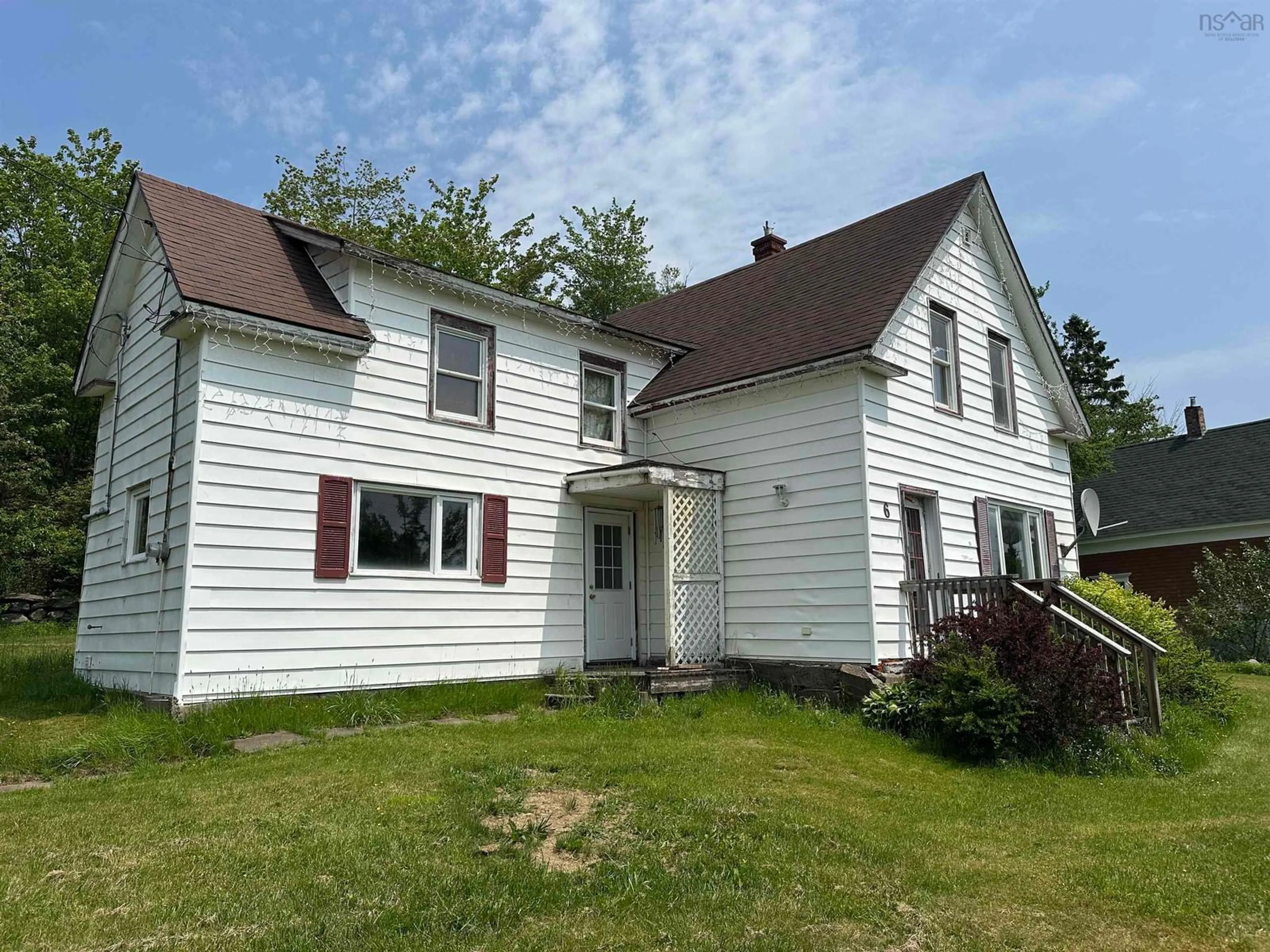 A pic from outside/outdoor area/front of a property/back of a property/a pic from drone, building for 6 Lake Road, Sheet Harbour Nova Scotia B0J 3B0
