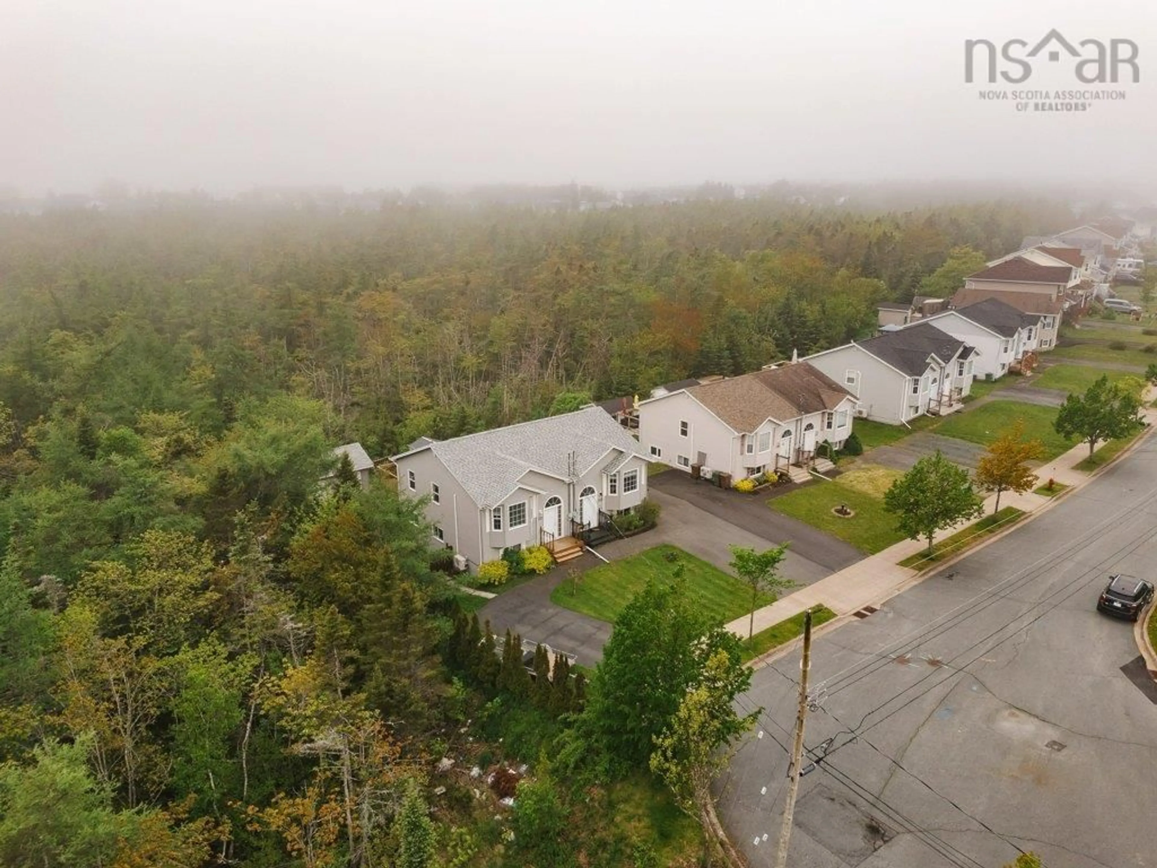 A pic from outside/outdoor area/front of a property/back of a property/a pic from drone, unknown for 133 Heritage Hills Dr, Eastern Passage Nova Scotia B3G 0A3