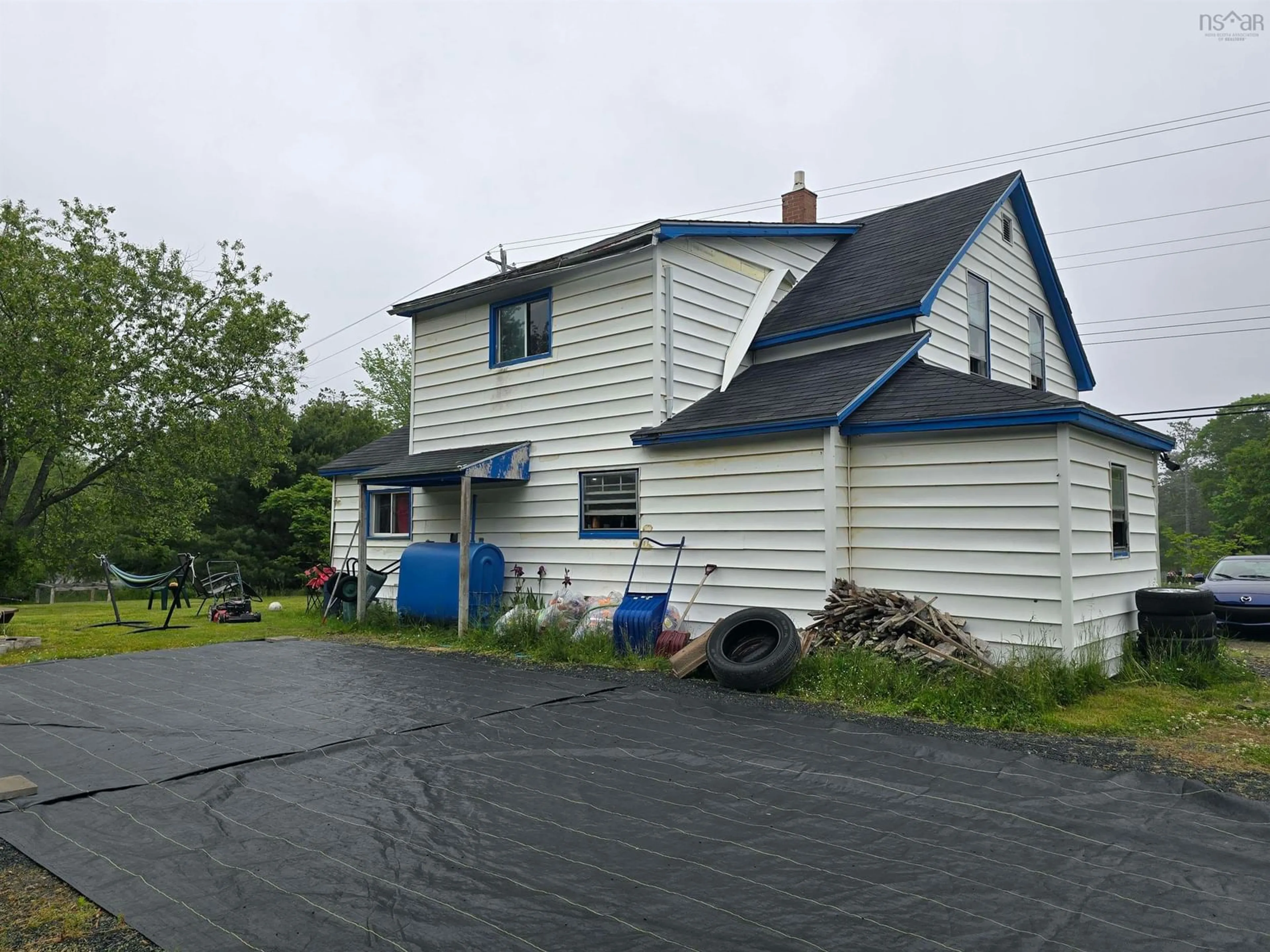 A pic from outside/outdoor area/front of a property/back of a property/a pic from drone, street for 144 Starr St, Bridgewater Nova Scotia B4V 2P7
