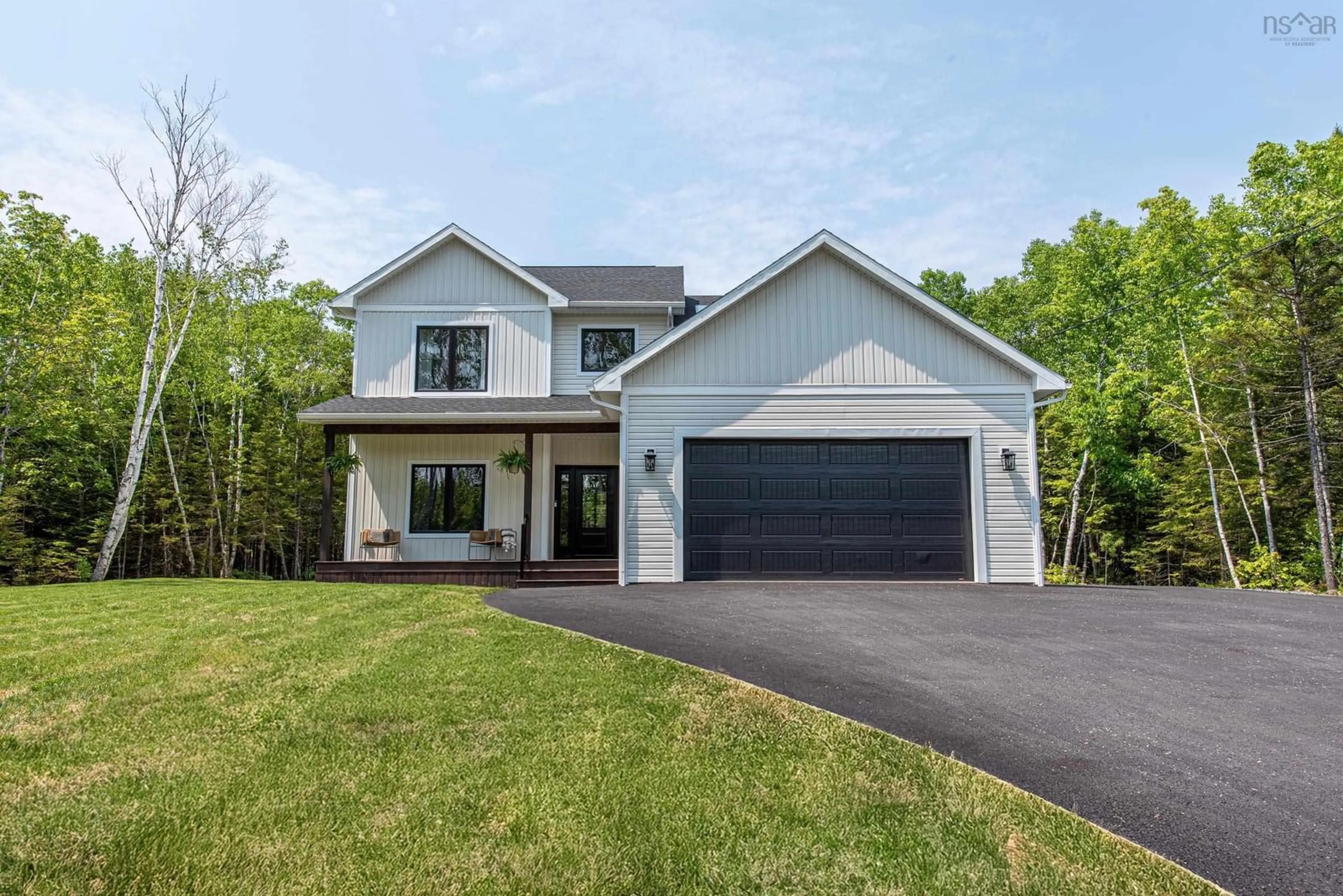 Home with vinyl exterior material, street for 174 Sawgrass Dr, Oakfield Nova Scotia B2T 0E9