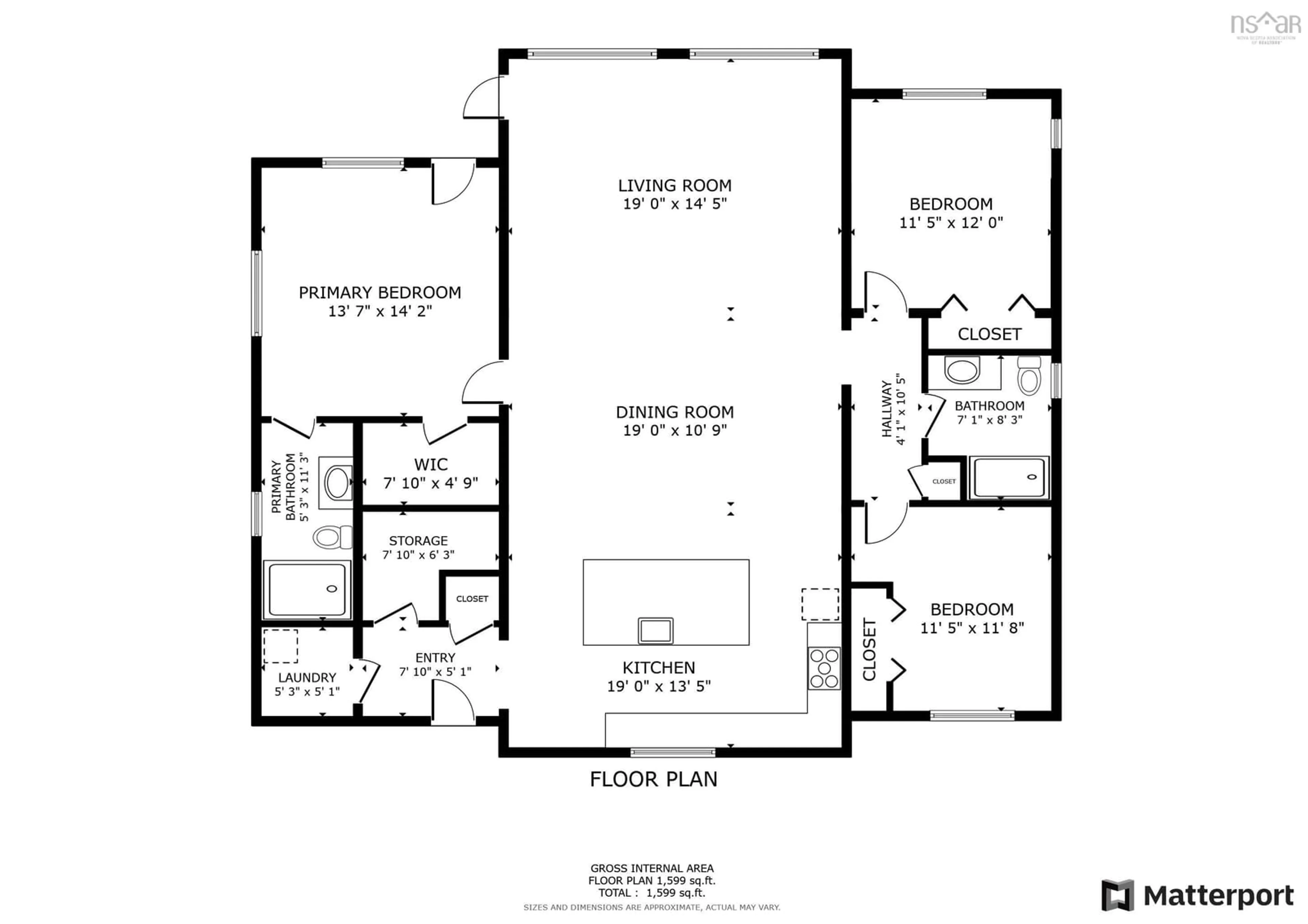 Floor plan for 242 Heritage Way, East Uniacke Nova Scotia B0N 1Z0