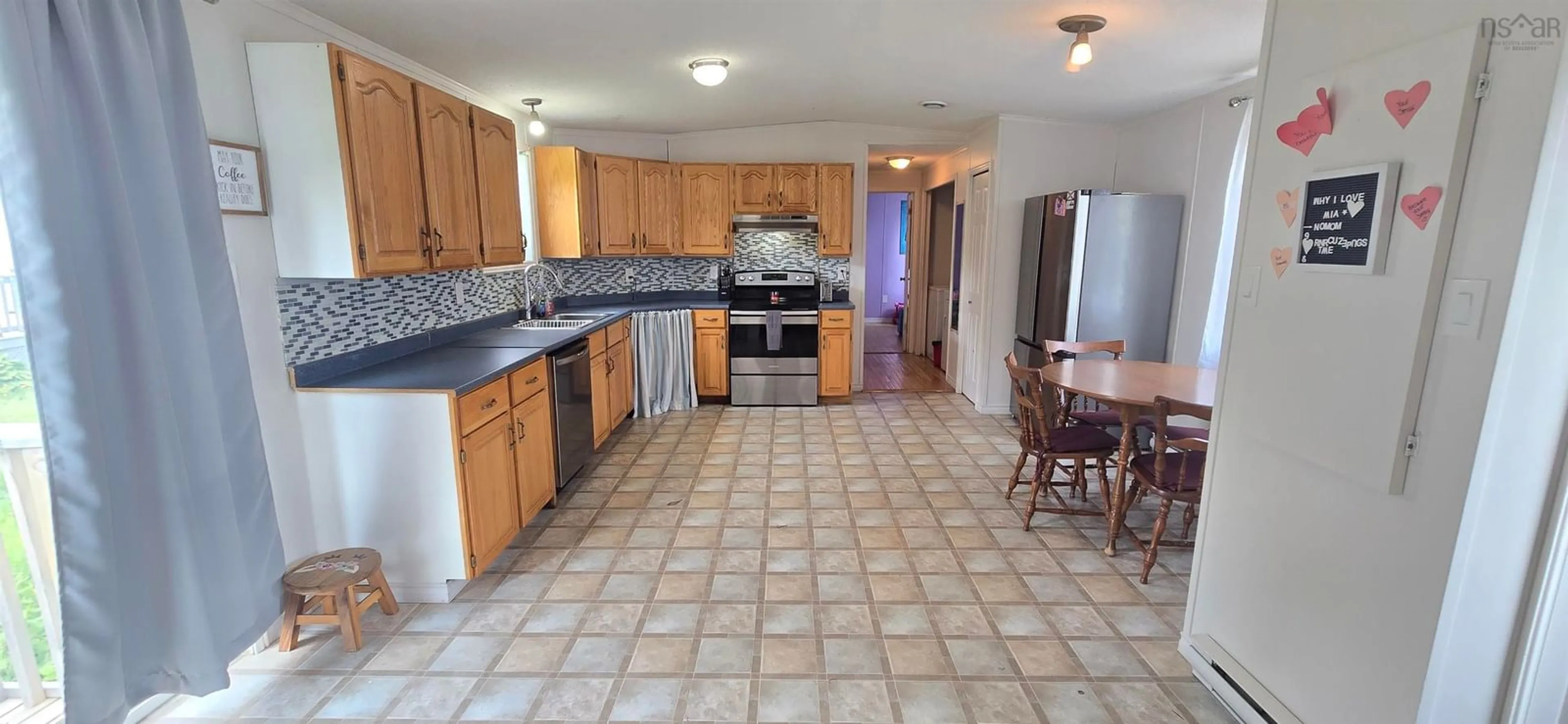 Standard kitchen, ceramic/tile floor for 2061 Maple Crt, Coldbrook Nova Scotia B4R 1C2