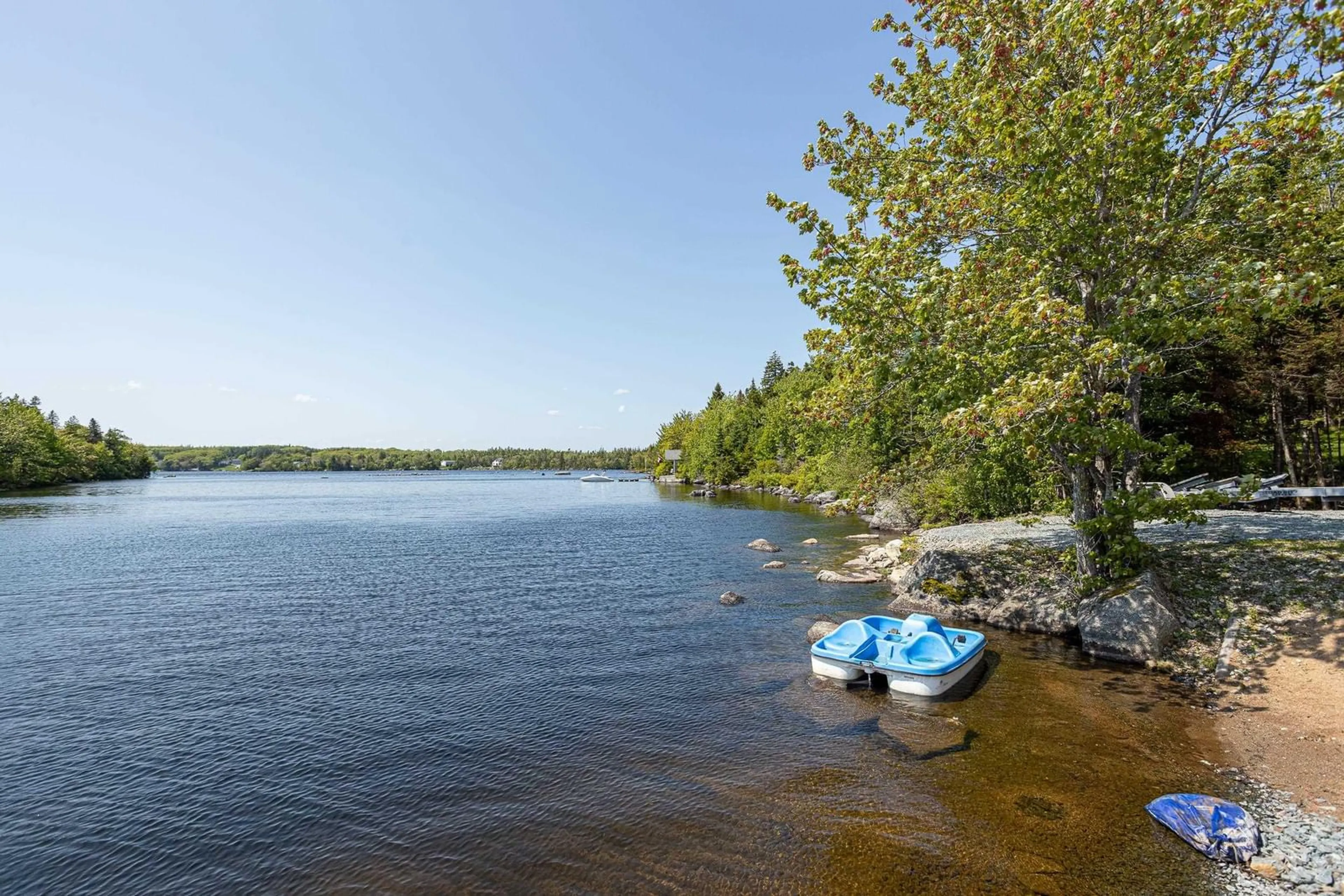 Patio, water/lake/river/ocean view for 243 Club Rd, Hatchet Lake Nova Scotia B3T 1R2