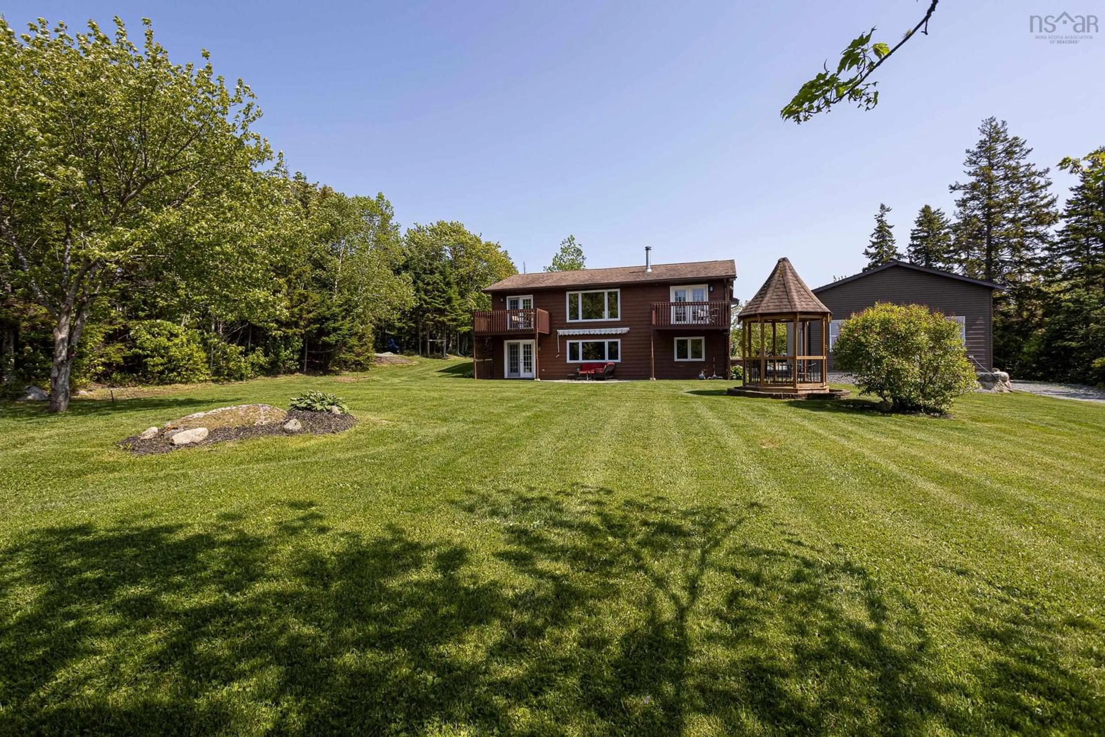A pic from outside/outdoor area/front of a property/back of a property/a pic from drone, unknown for 243 Club Rd, Hatchet Lake Nova Scotia B3T 1R2