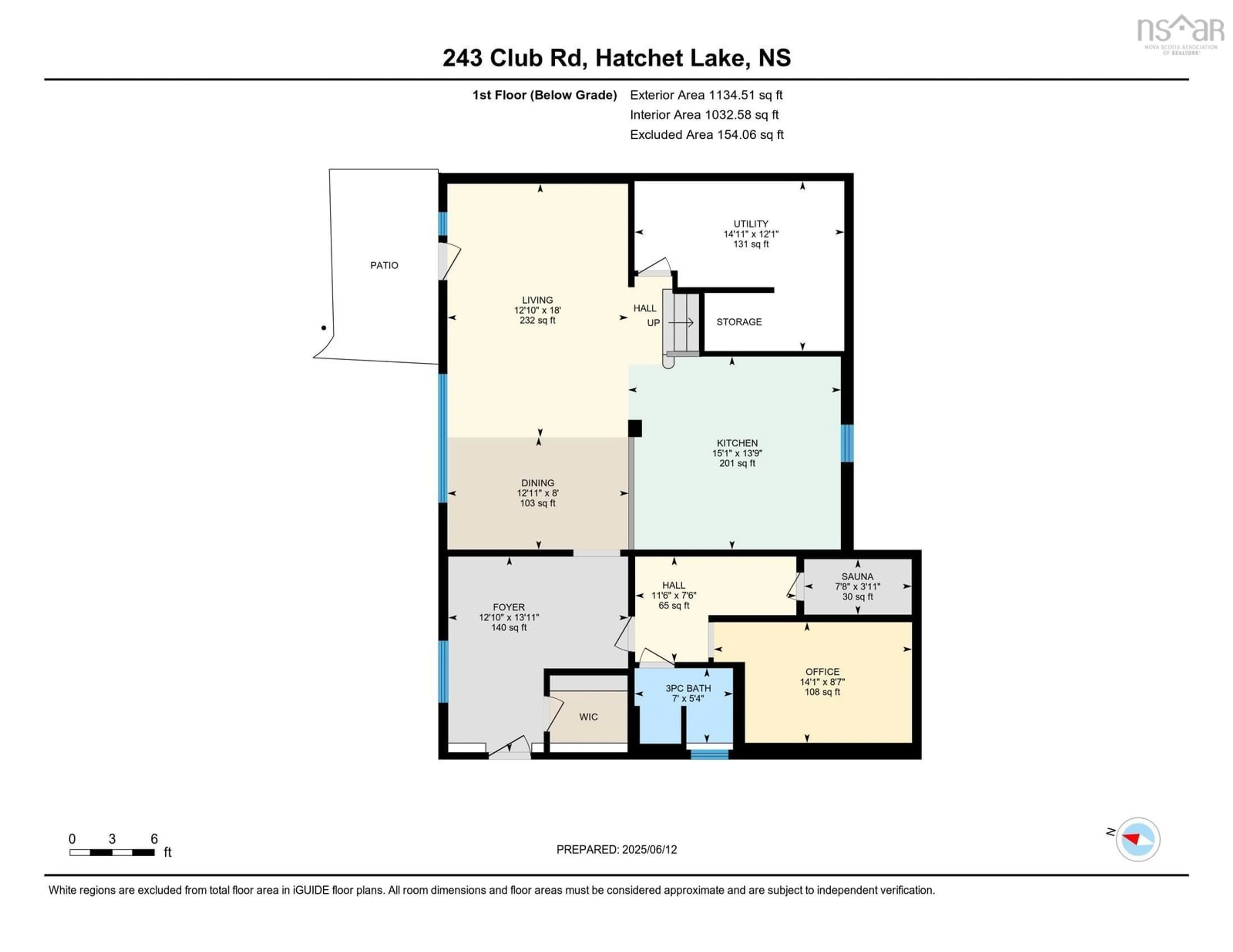 Floor plan for 243 Club Rd, Hatchet Lake Nova Scotia B3T 1R2