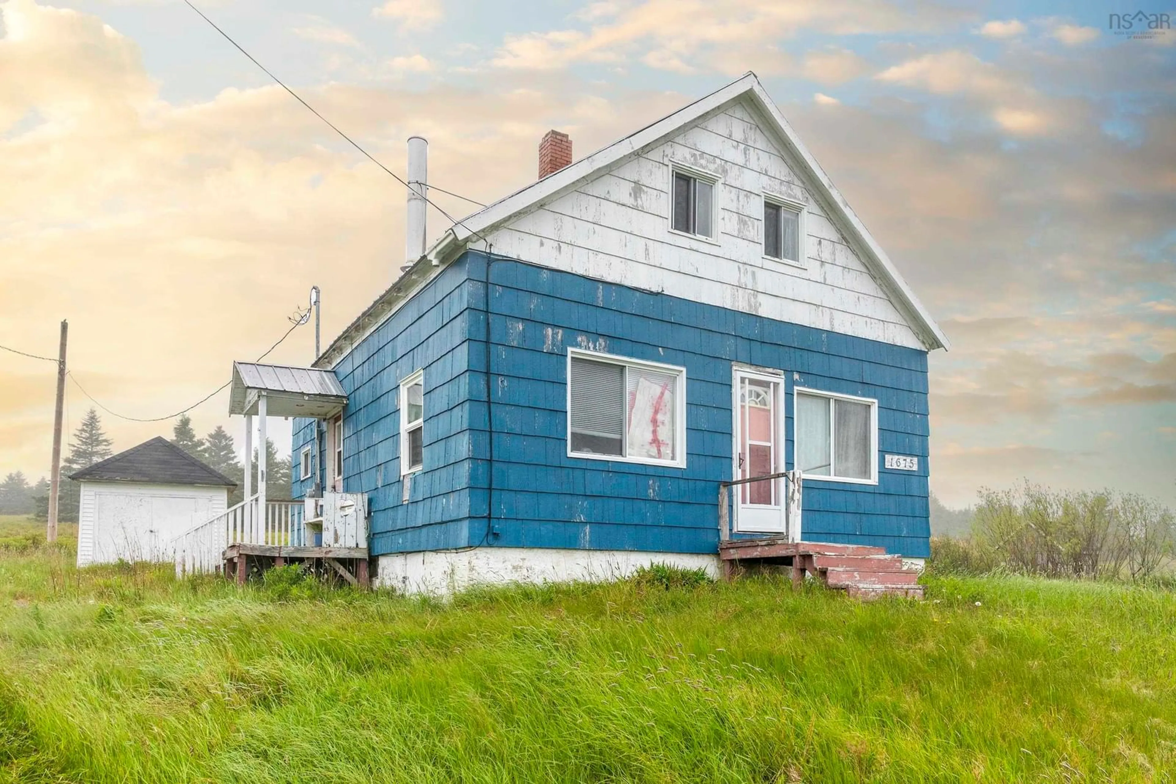 Home with vinyl exterior material, building for 1675 7 Hwy, Marie Joseph Nova Scotia B0J 2G0