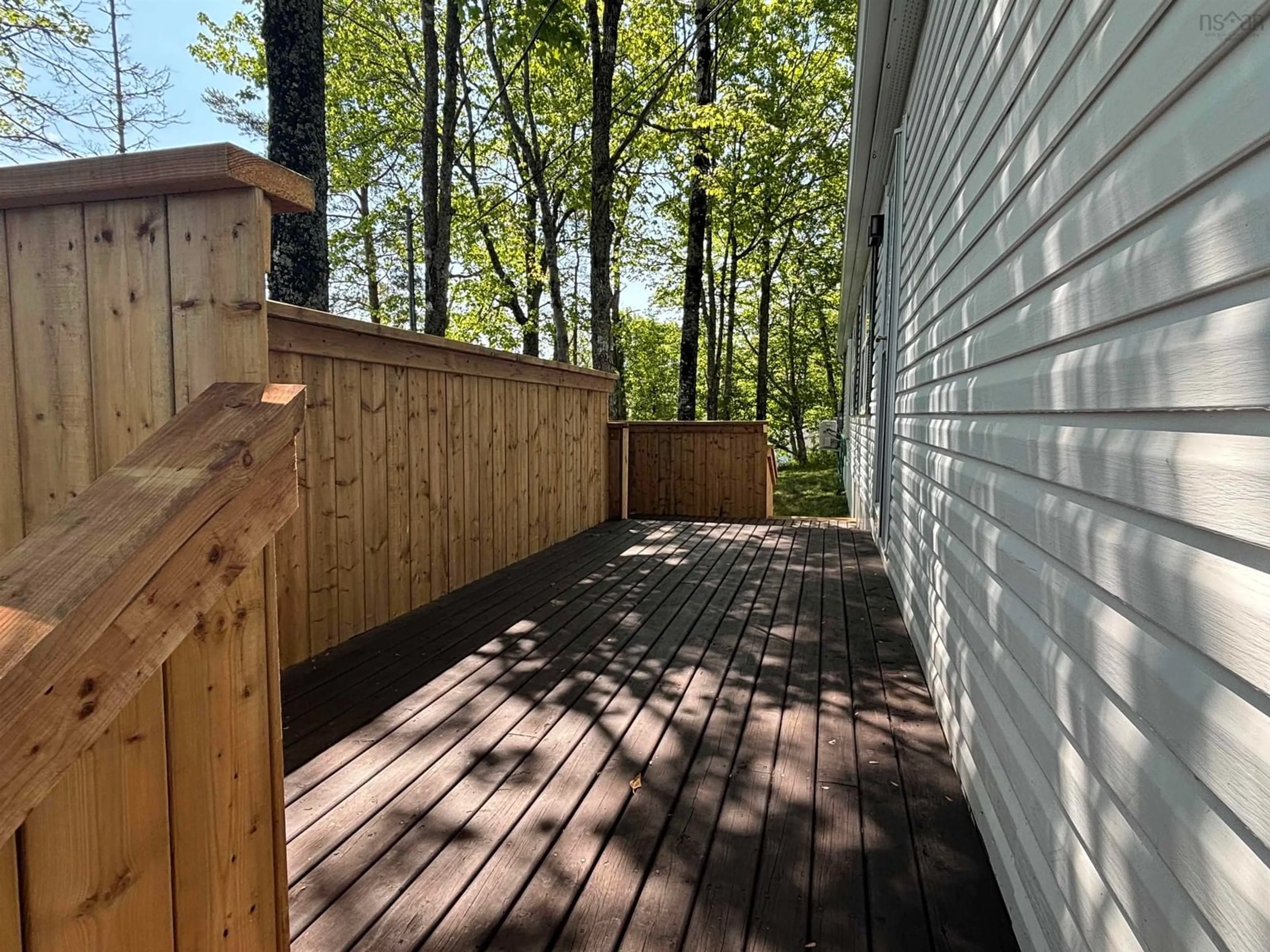 Patio, forest/trees view for 306 Ioney Hill, Beaver Bank Nova Scotia B4E 1K9