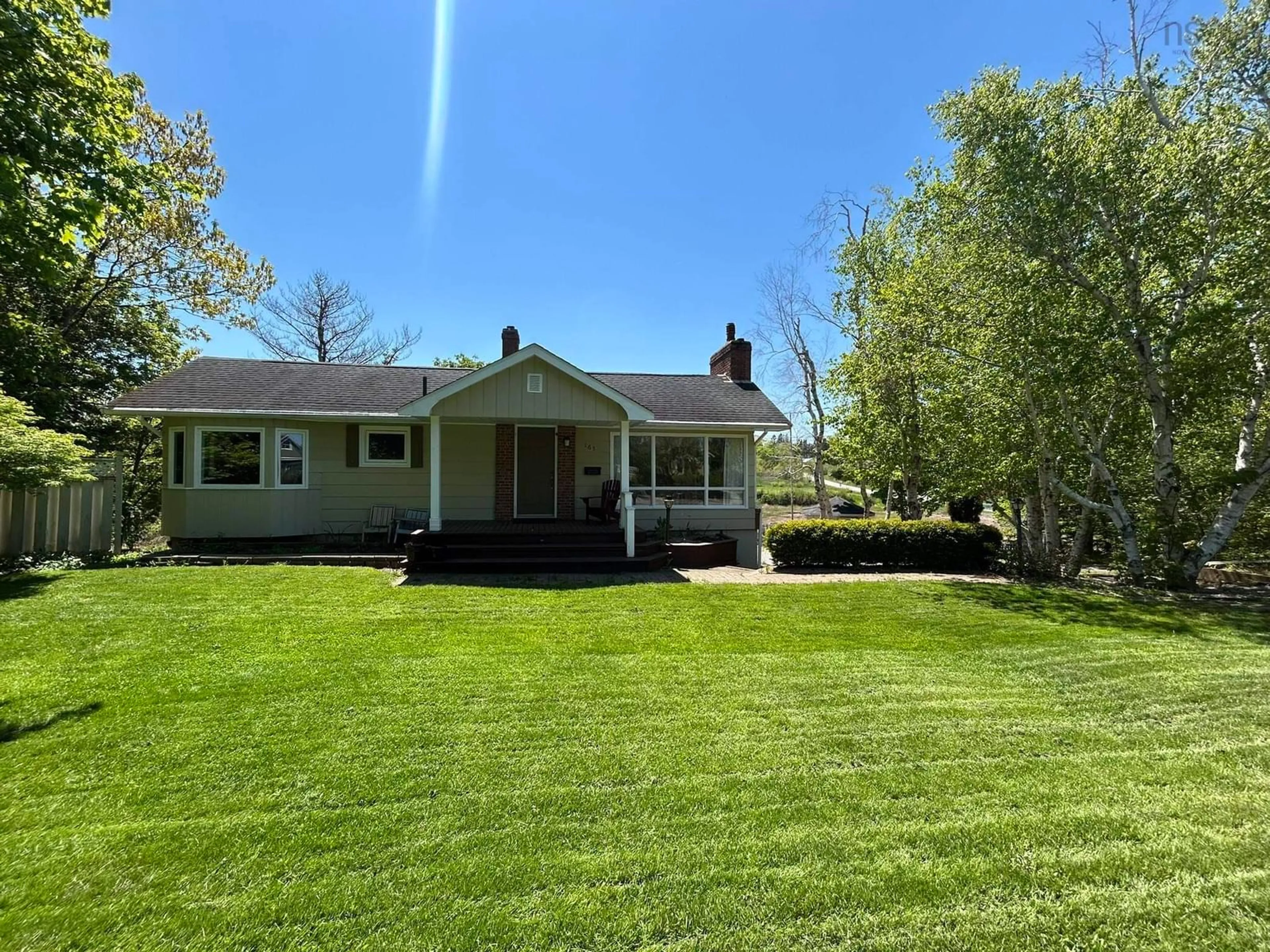 A pic from outside/outdoor area/front of a property/back of a property/a pic from drone, unknown for 165 Avon St, Hants Border Nova Scotia B0P 1P0