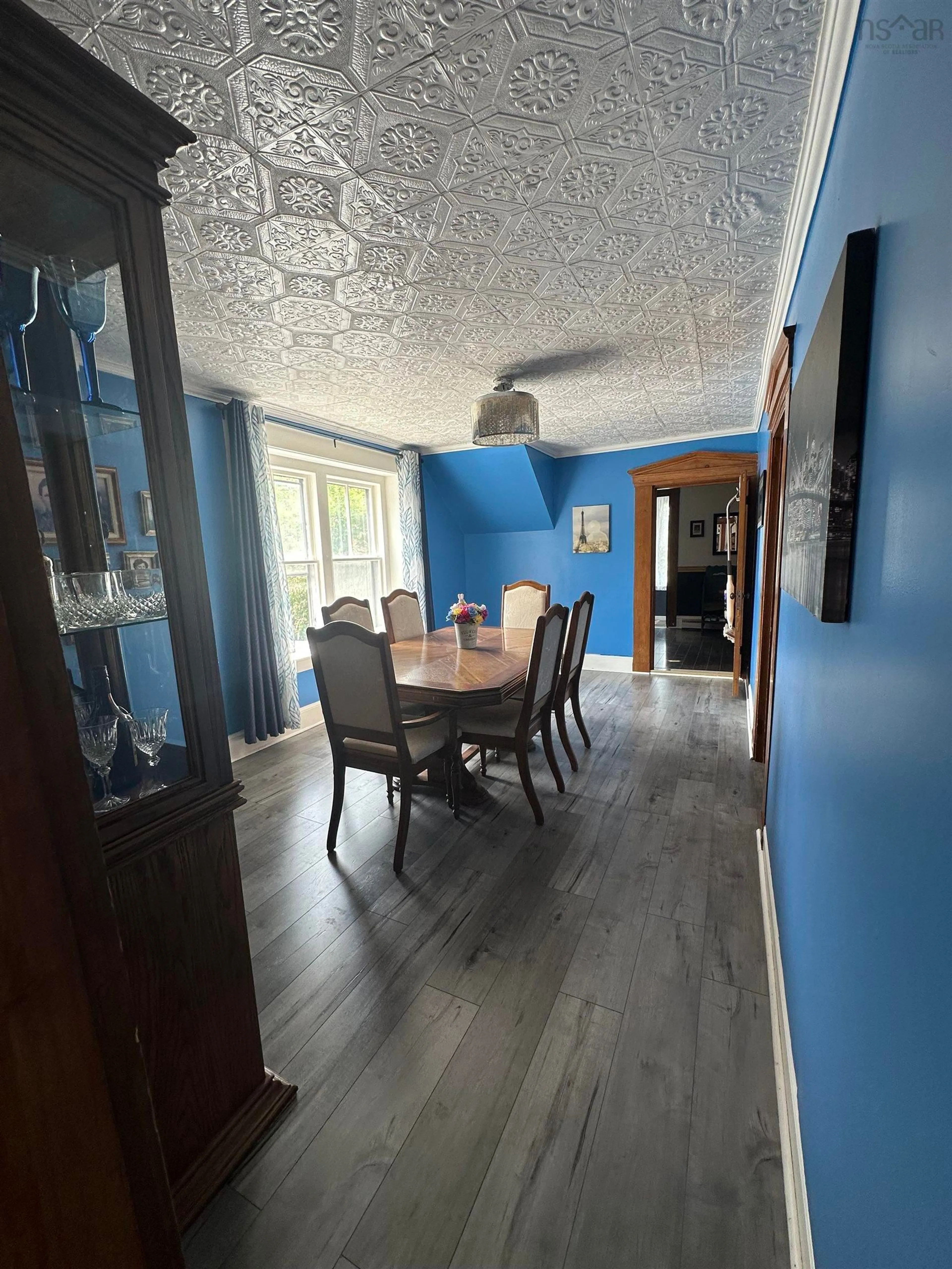 Dining room, wood/laminate floor for 2641 Highway 3 Hwy, Barrington Passage Nova Scotia B0W 1E0