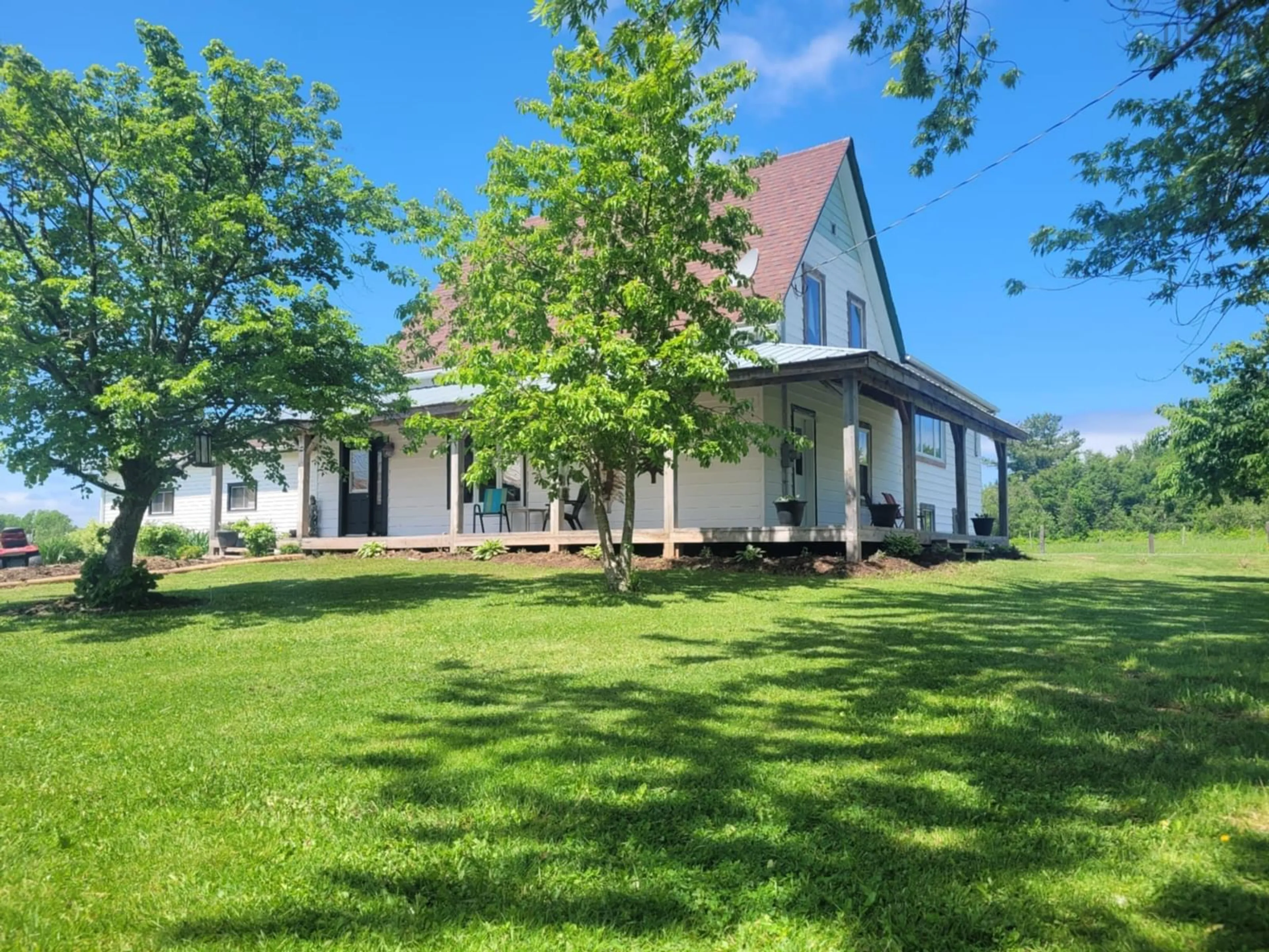 A pic from outside/outdoor area/front of a property/back of a property/a pic from drone, unknown for 7729 Highway 321, Roslin Nova Scotia B0K 1K0