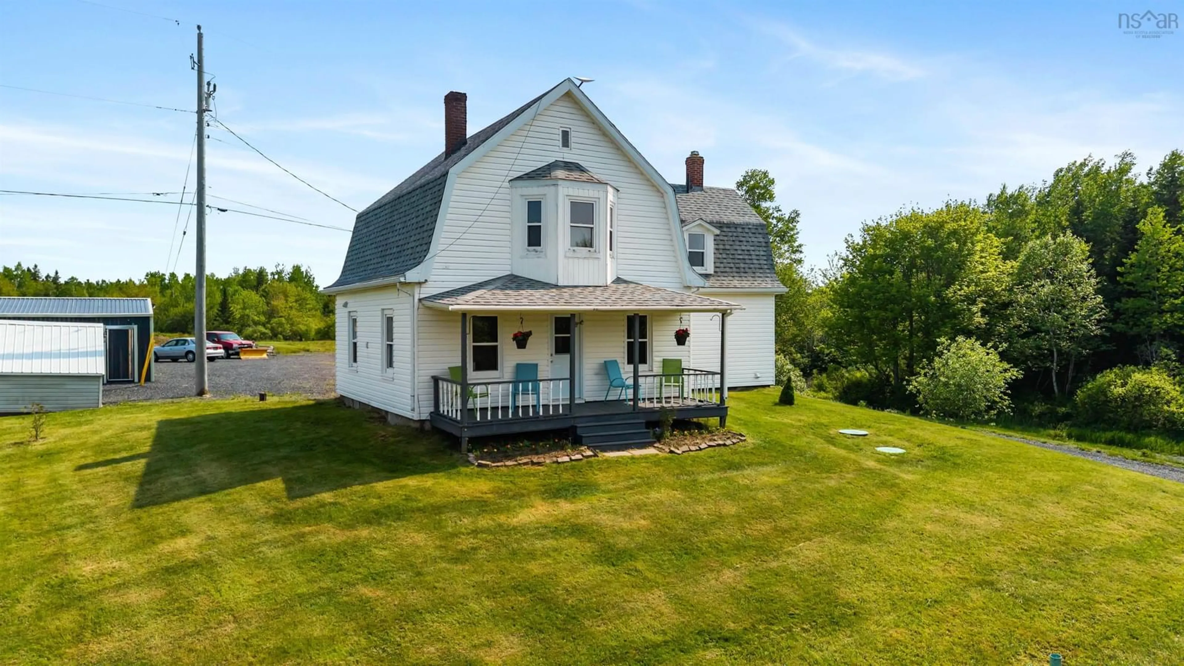 A pic from outside/outdoor area/front of a property/back of a property/a pic from drone, building for 149 Frankville Branch Rd, Frankville Nova Scotia B0H 1K0