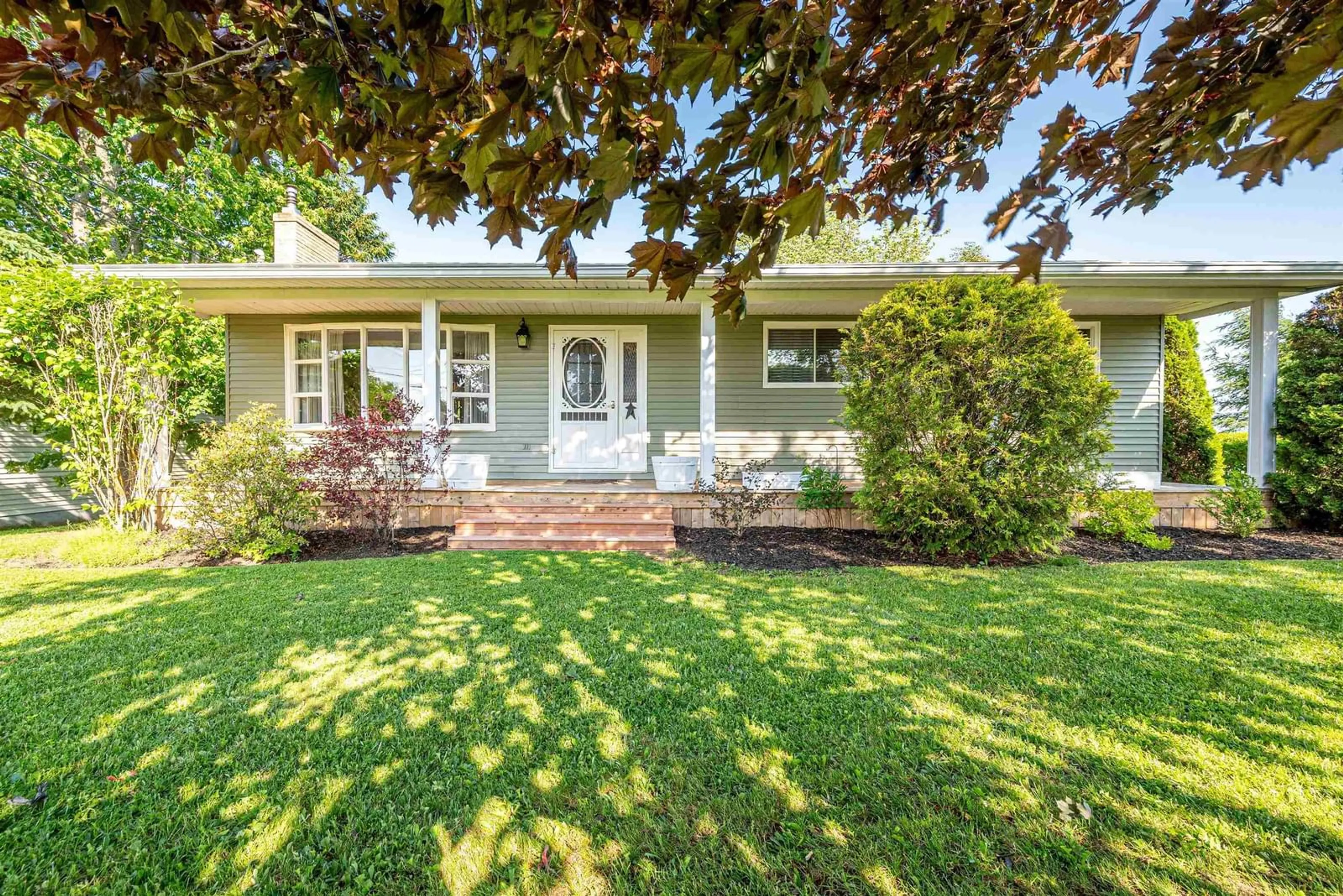 Home with vinyl exterior material, street for 33 Burgess Rd, Garlands Crossing Nova Scotia B0N 2T0