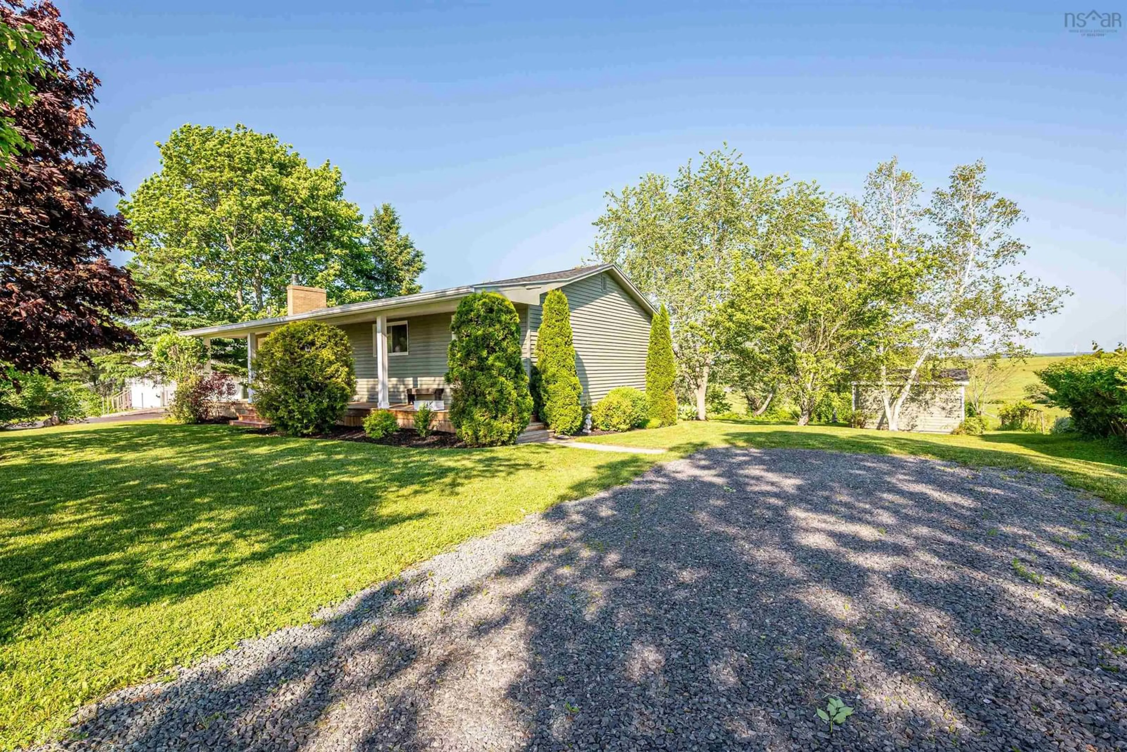 A pic from outside/outdoor area/front of a property/back of a property/a pic from drone, street for 33 Burgess Rd, Garlands Crossing Nova Scotia B0N 2T0