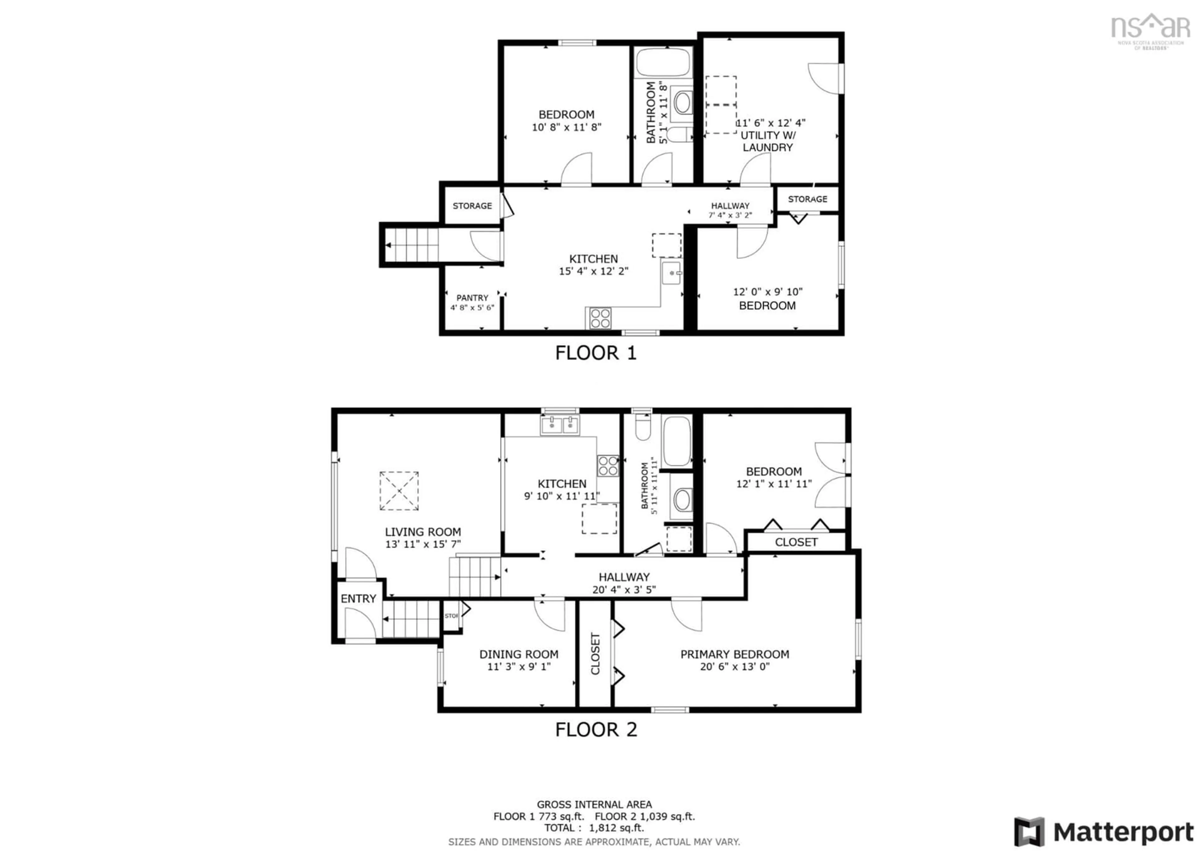 Floor plan for 38 Beacon St, Yarmouth Nova Scotia B5A 2W4