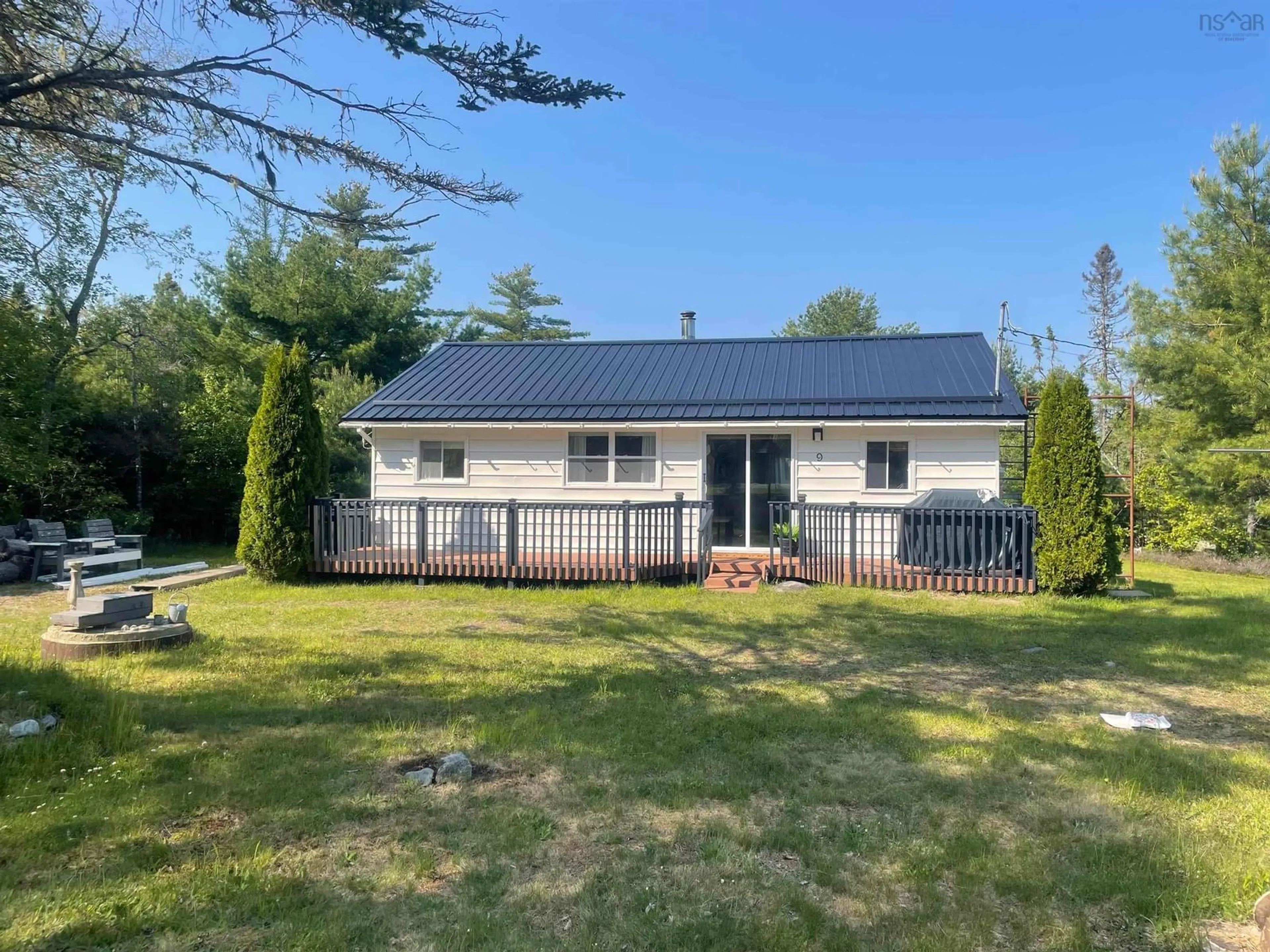 A pic from outside/outdoor area/front of a property/back of a property/a pic from drone, building for 9 Mystery Lane, Lower Clyde River Nova Scotia B0T 1W0