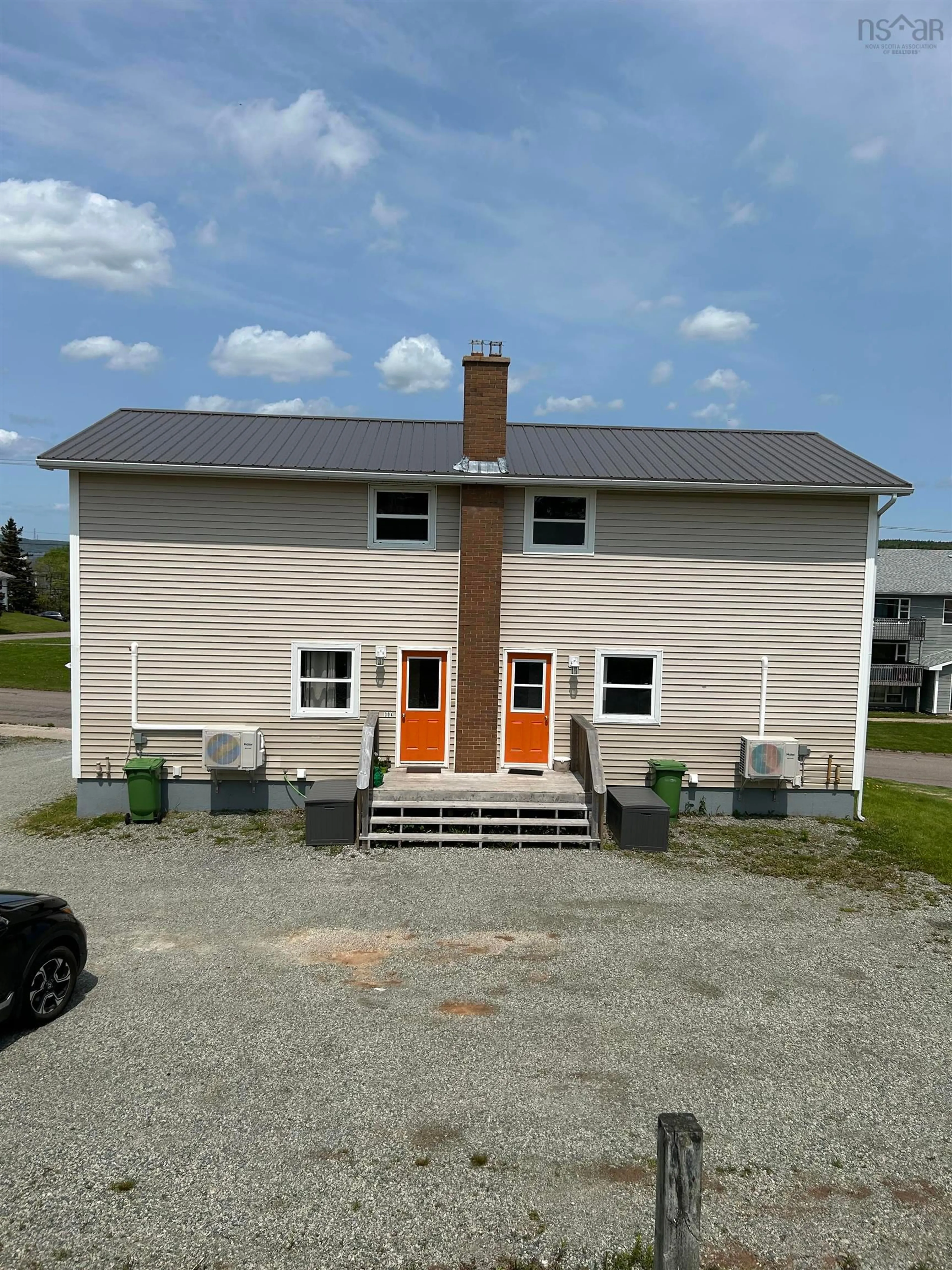 A pic from outside/outdoor area/front of a property/back of a property/a pic from drone, building for 304  306 Philpott St #96-1, Port Hawkesbury Nova Scotia B9A 2B8