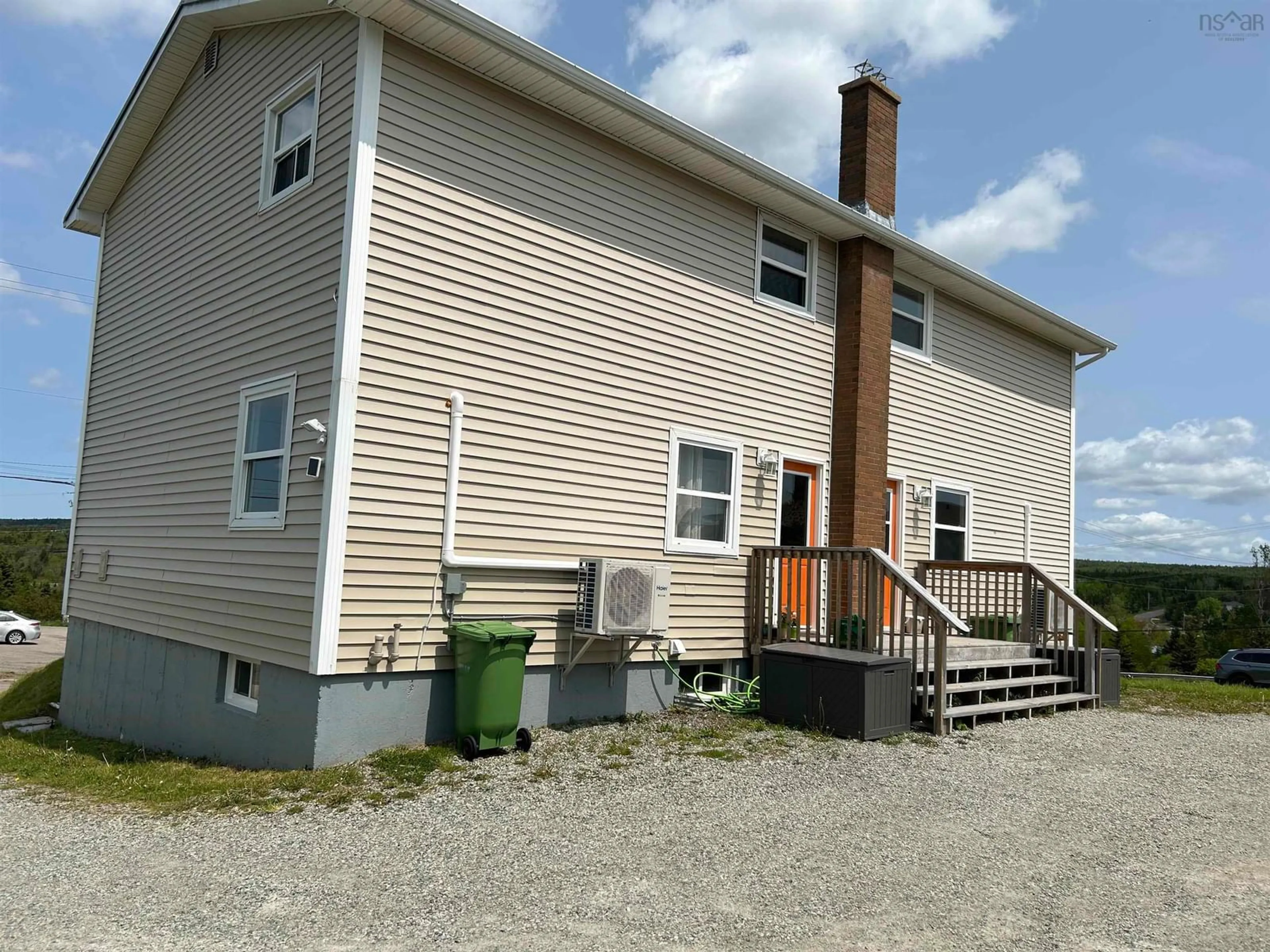 A pic from outside/outdoor area/front of a property/back of a property/a pic from drone, building for 304  306 Philpott St #96-1, Port Hawkesbury Nova Scotia B9A 2B8
