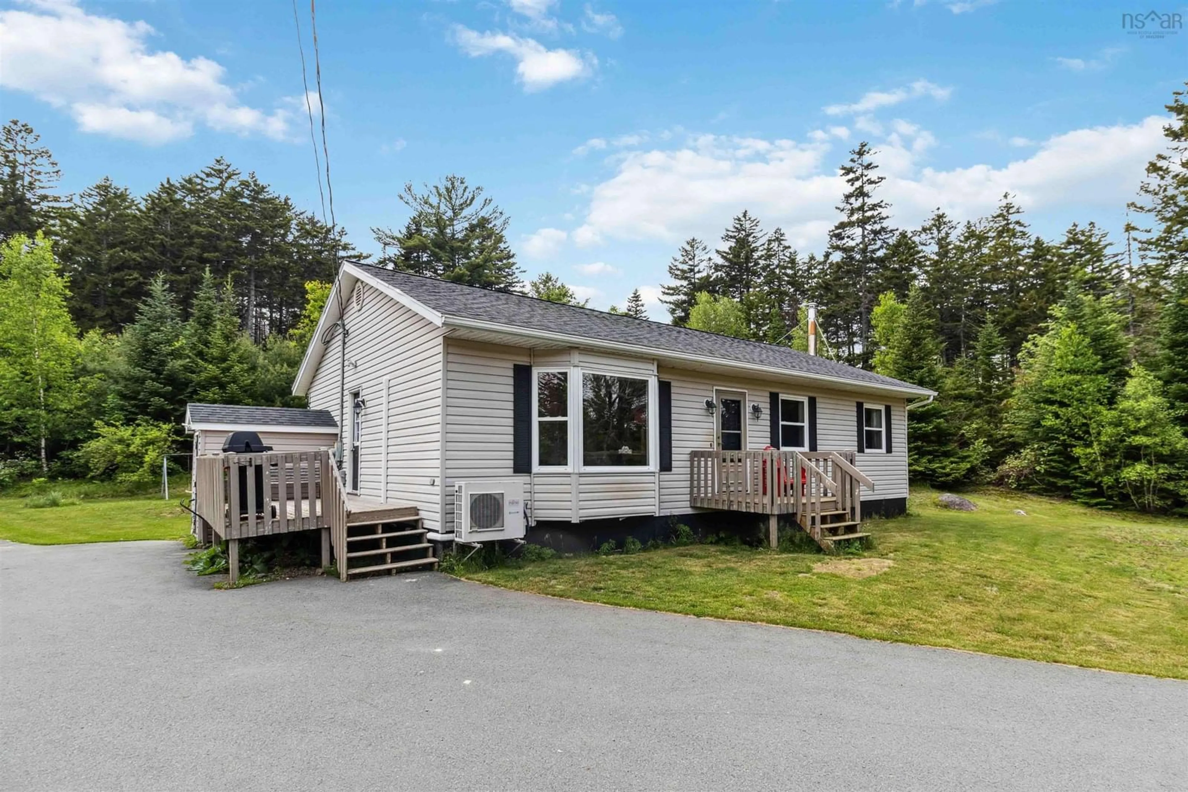 Home with vinyl exterior material, street for 16670 103 Hwy, Hebbs Cross Nova Scotia B4V 0Z2