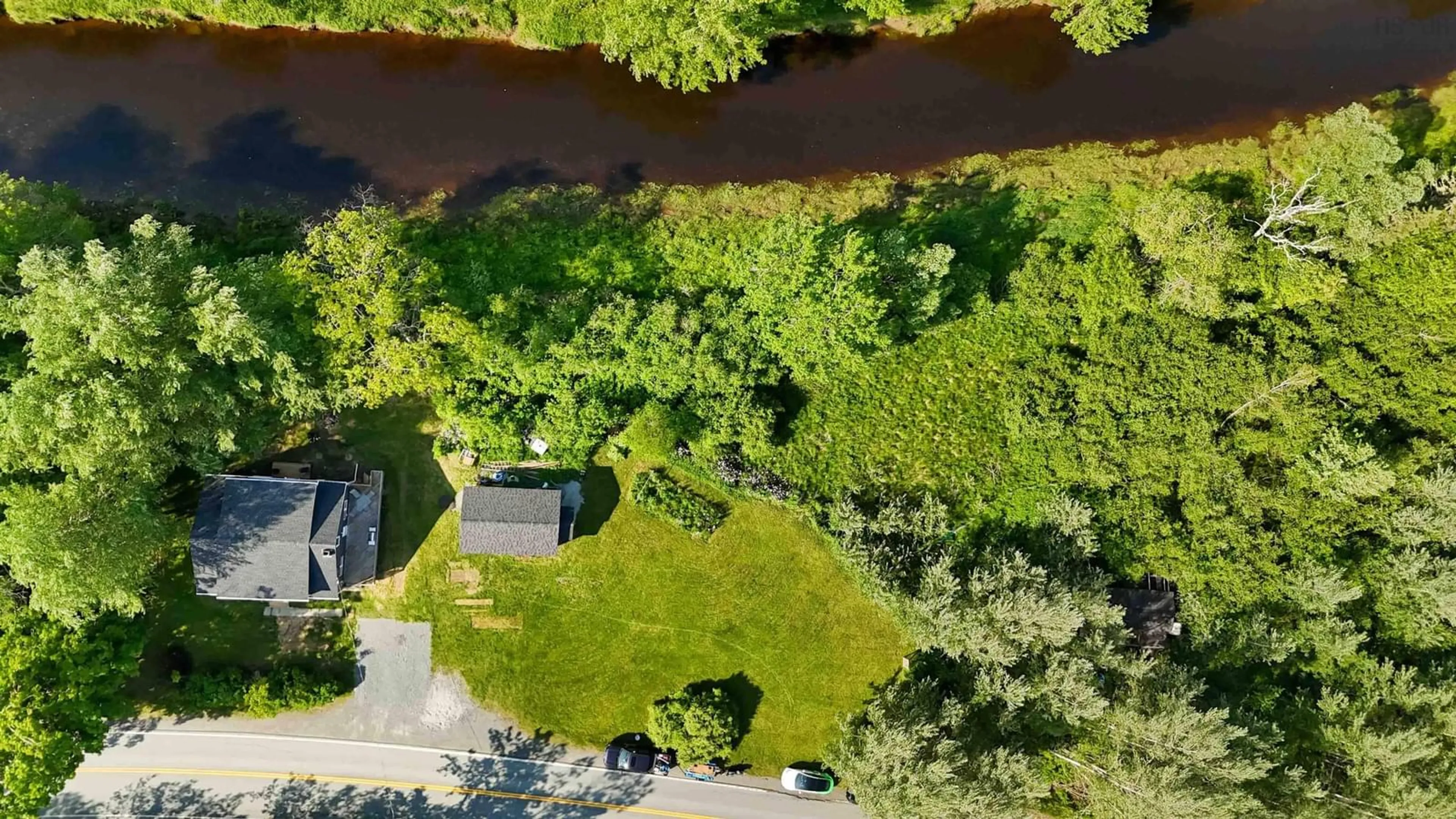 A pic from outside/outdoor area/front of a property/back of a property/a pic from drone, water/lake/river/ocean view for 5745 Highway 357, Elderbank Nova Scotia B0N 1K0
