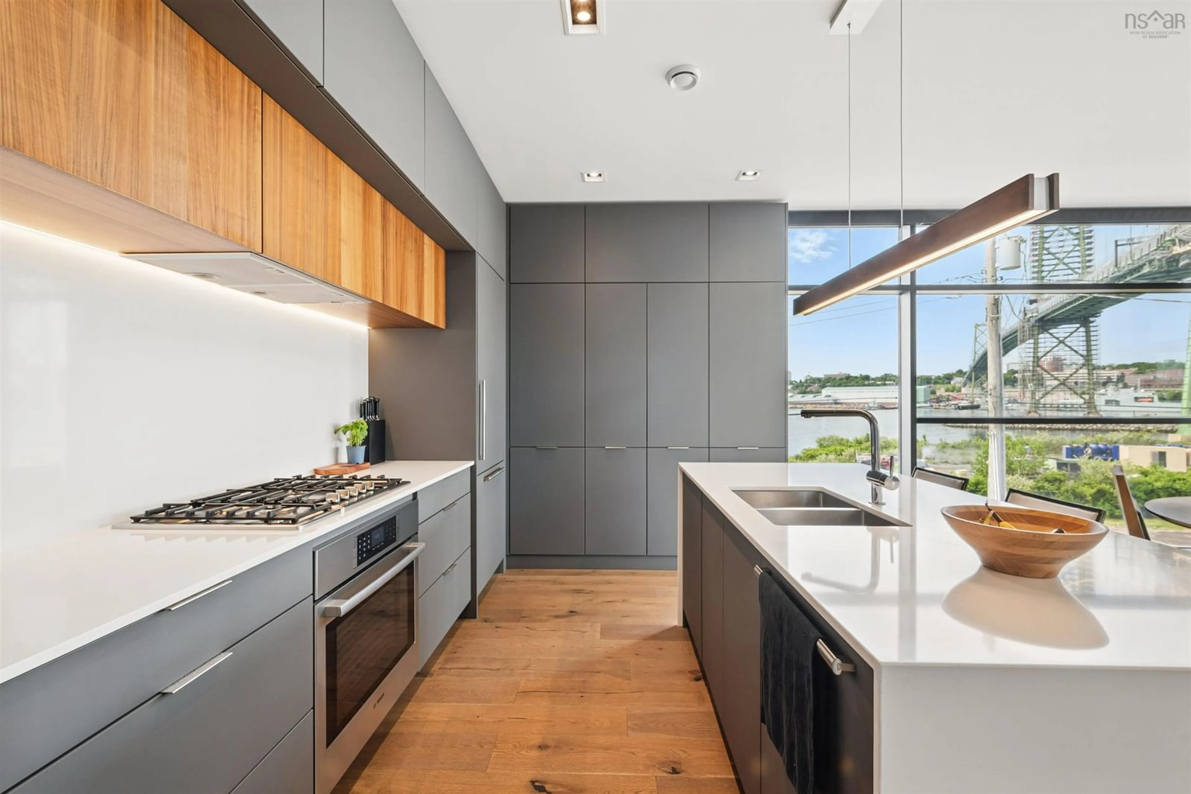 Contemporary kitchen, unknown for 90 Shore Rd, Dartmouth Nova Scotia B4A 1A4