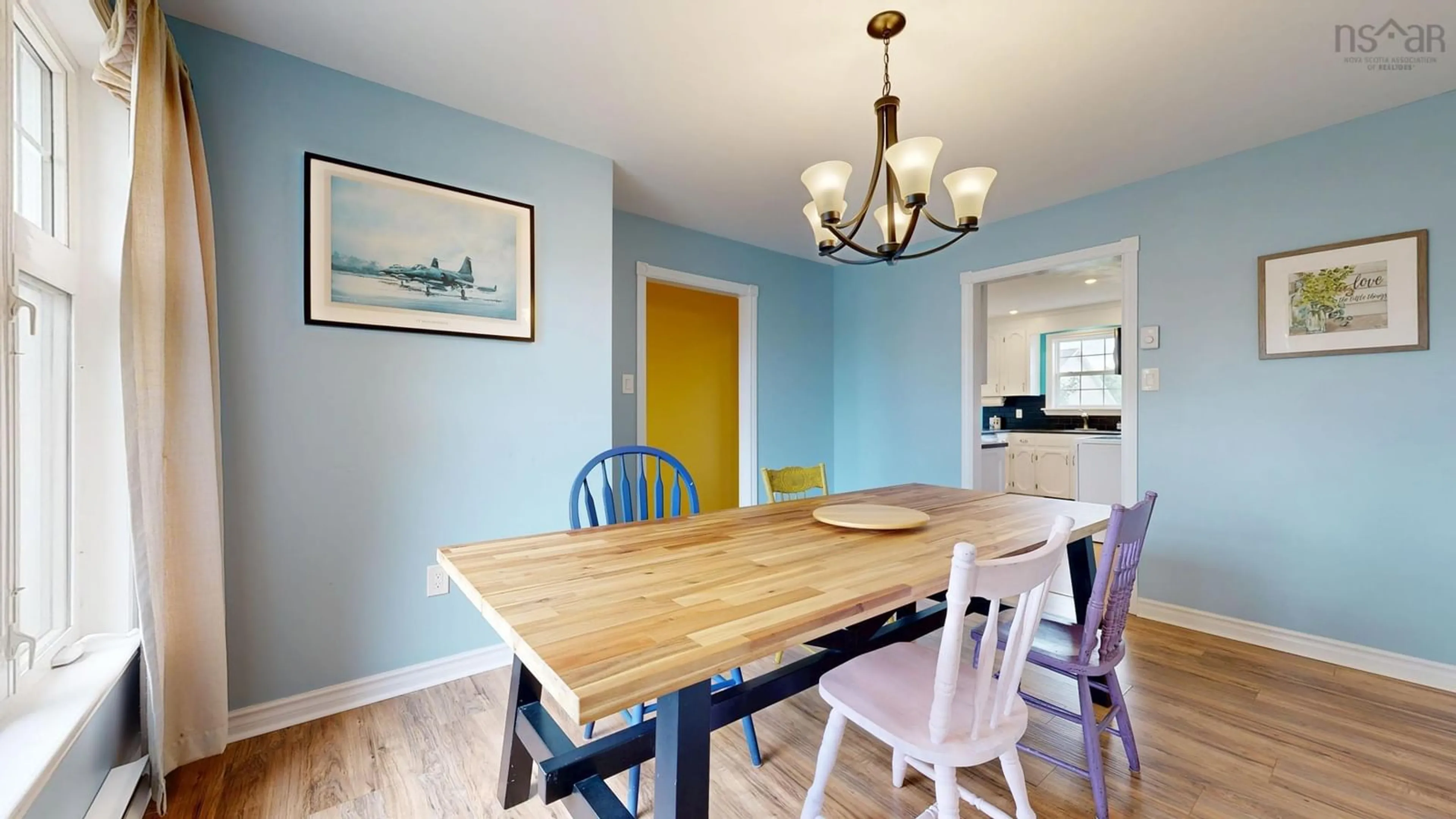 Dining room, wood/laminate floor for 84 Apple Tree Lane, Kentville Nova Scotia B4N 3Y6