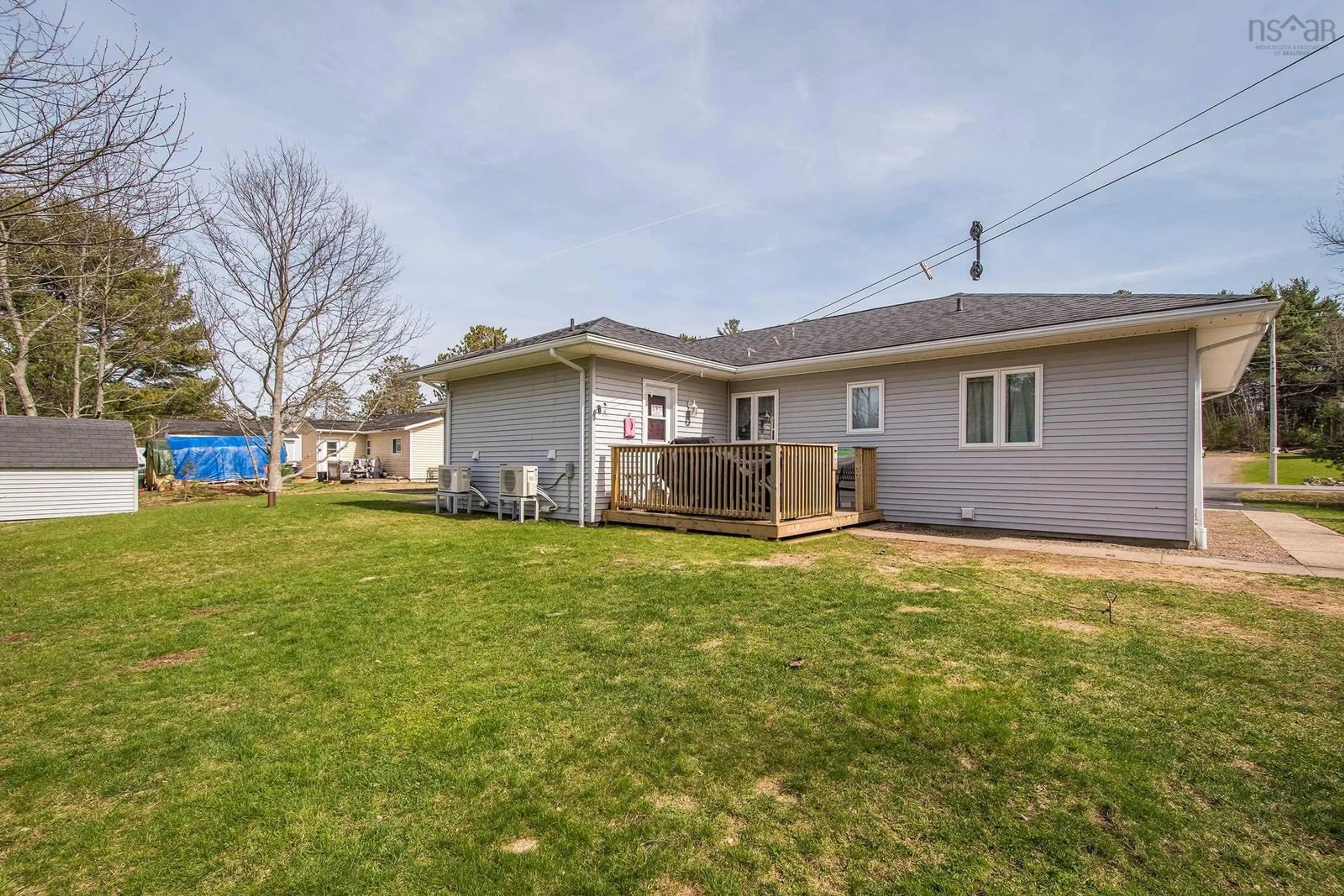 A pic from outside/outdoor area/front of a property/back of a property/a pic from drone, street for 699/701 Balser Dr, Kingston Nova Scotia B0P 1R0