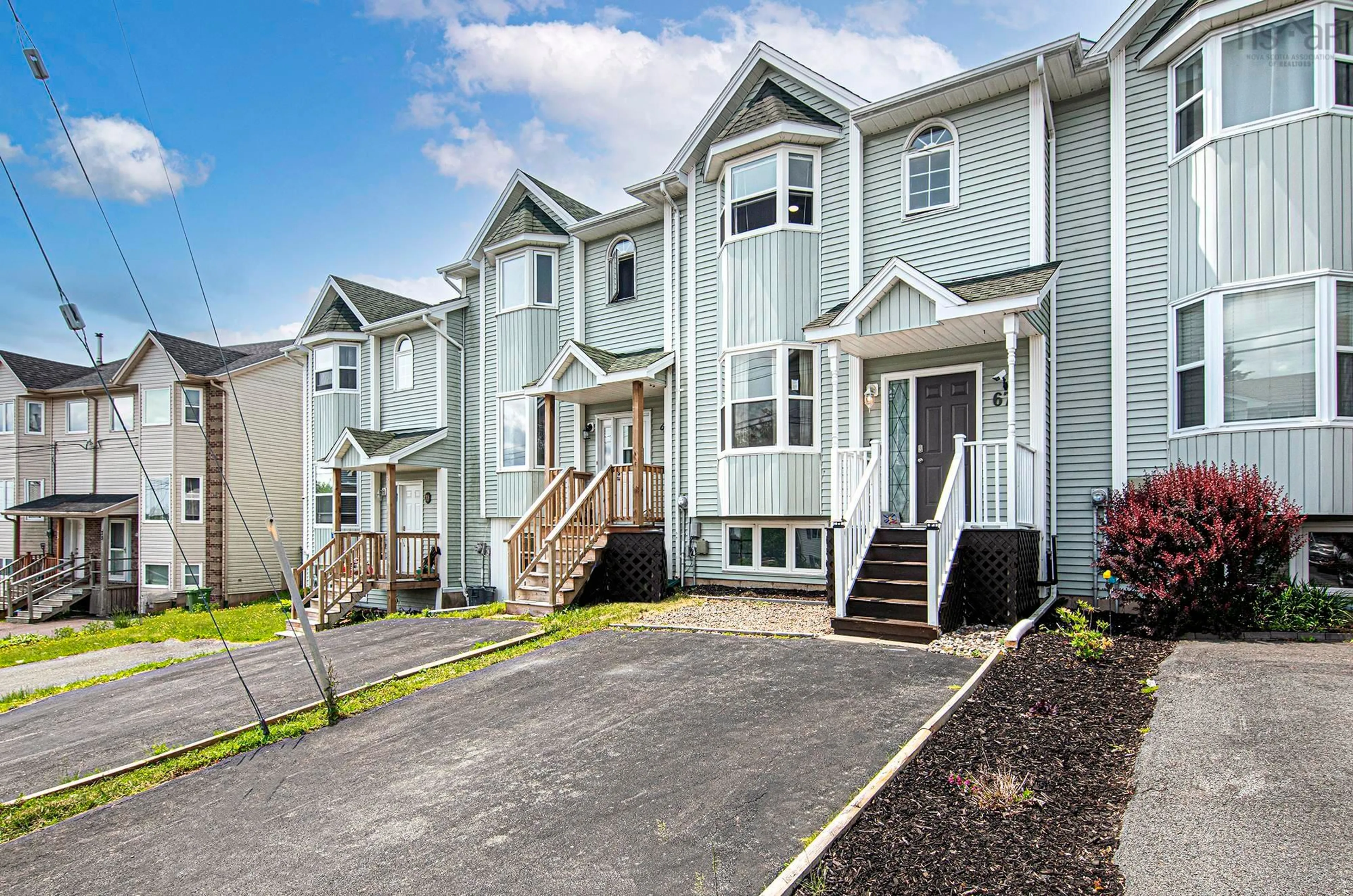 Home with vinyl exterior material, street for 67 Serocco Cres, Westphal Nova Scotia B2W 6G5