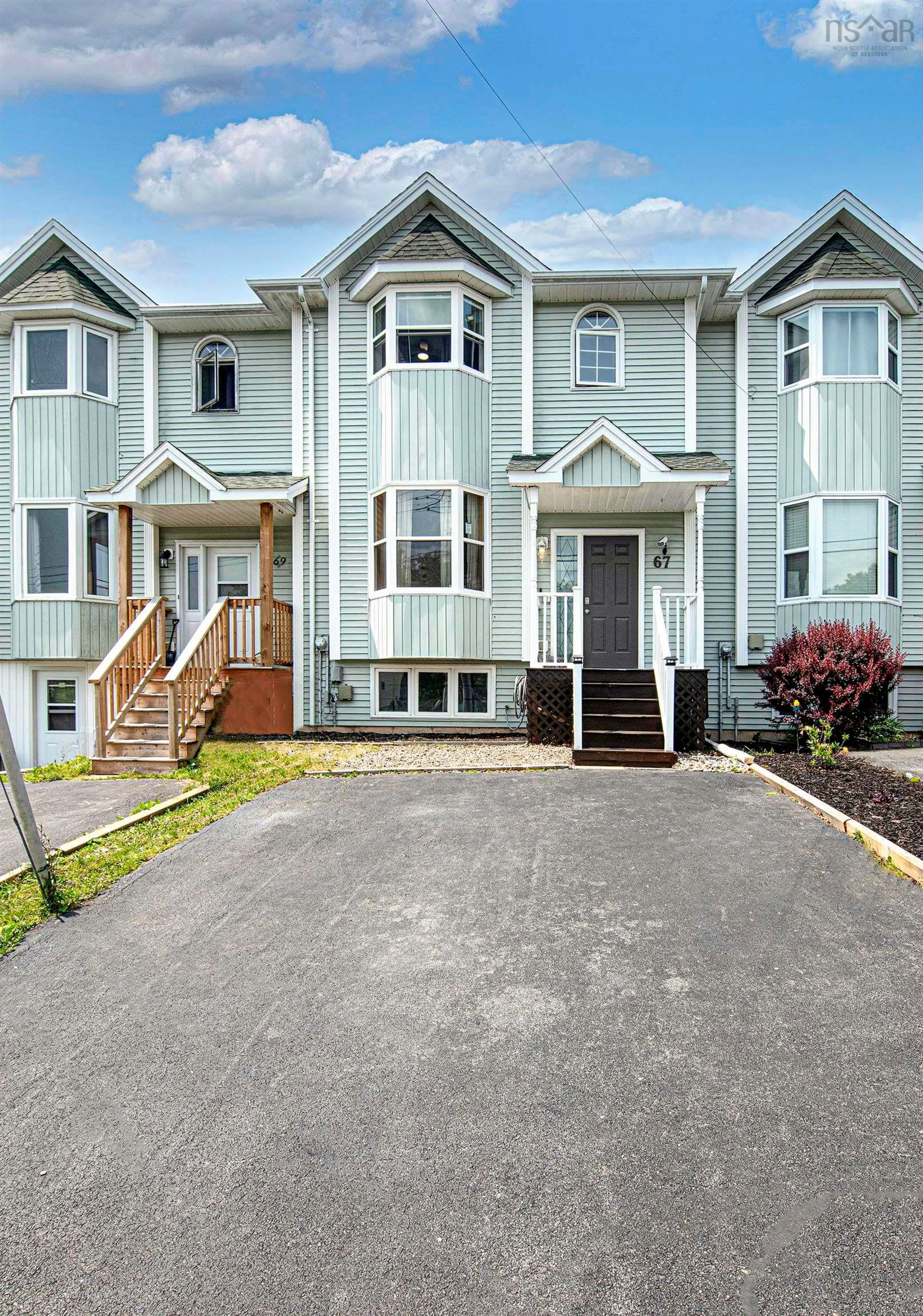 Home with vinyl exterior material, street for 67 Serocco Cres, Westphal Nova Scotia B2W 6G5