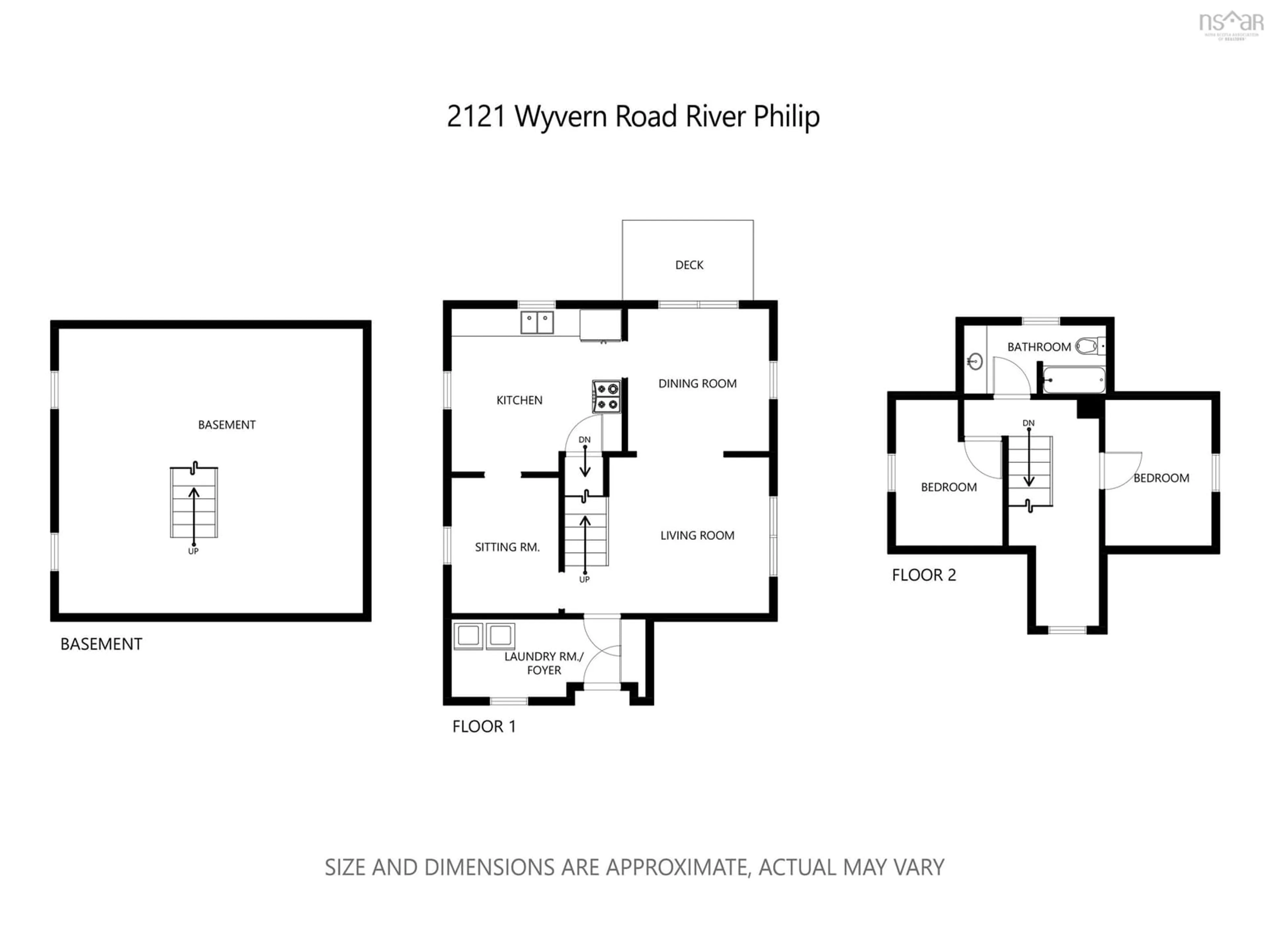 Floor plan for 2121 Wyvern Rd, River Philip Nova Scotia B0M 1V0