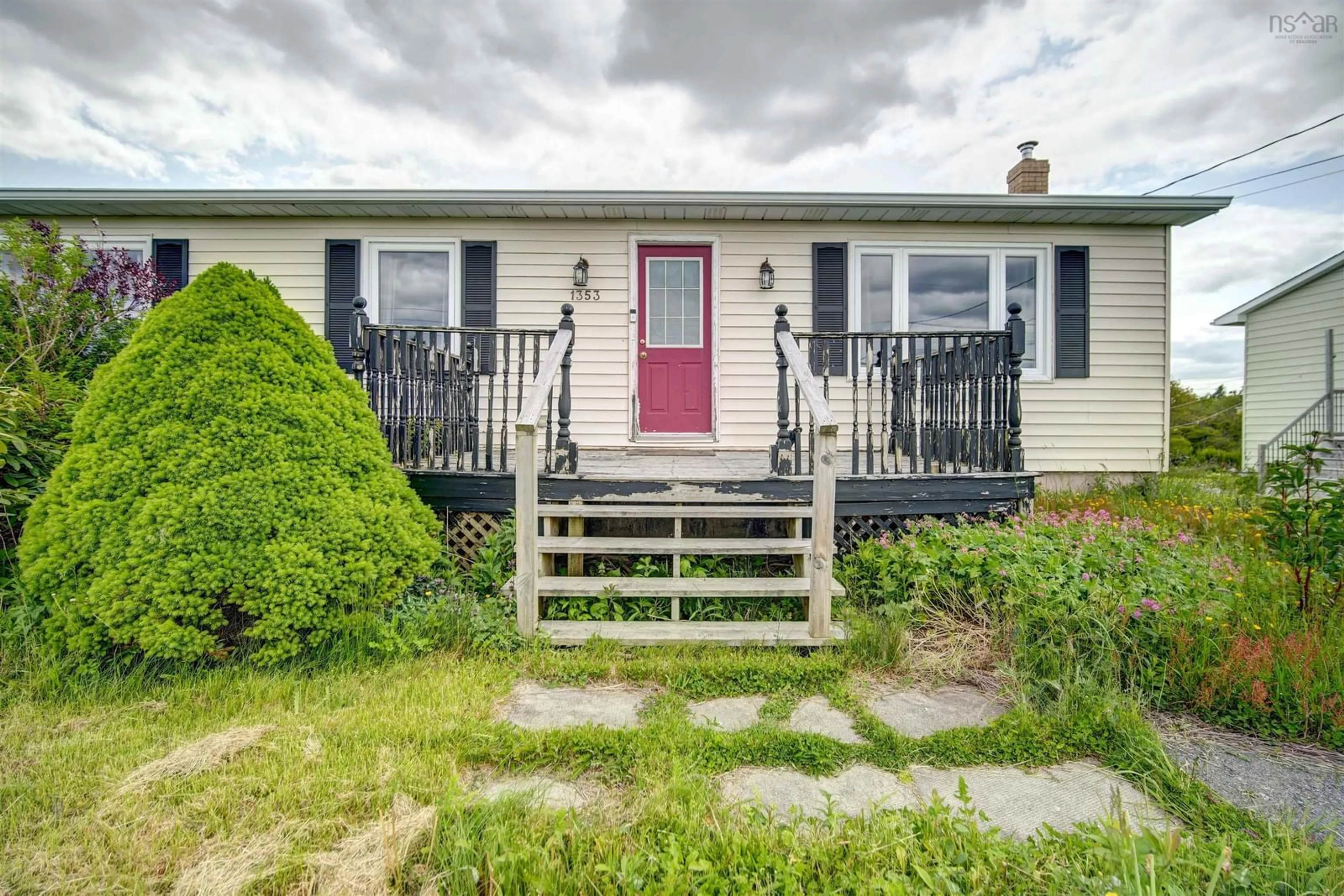 Home with vinyl exterior material, street for 1353 Prospect Bay Rd, Prospect Nova Scotia B3T 2B1