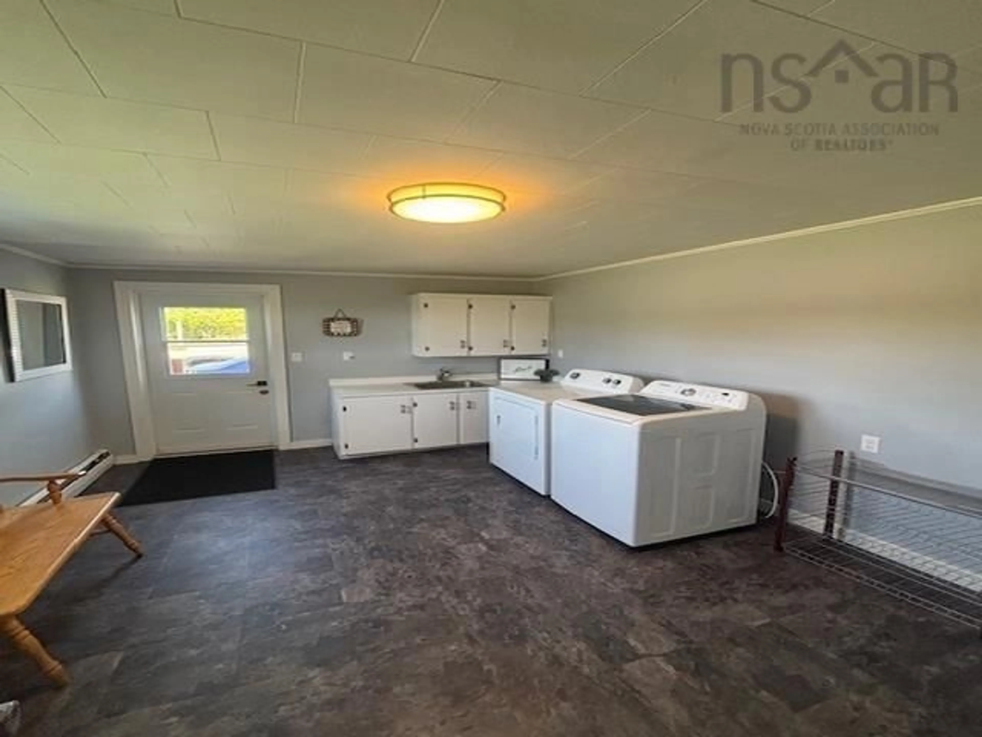 Kitchen with laundary machines, unknown for 866 Highway 3, Middle East Pubnico Nova Scotia B0W 2A0