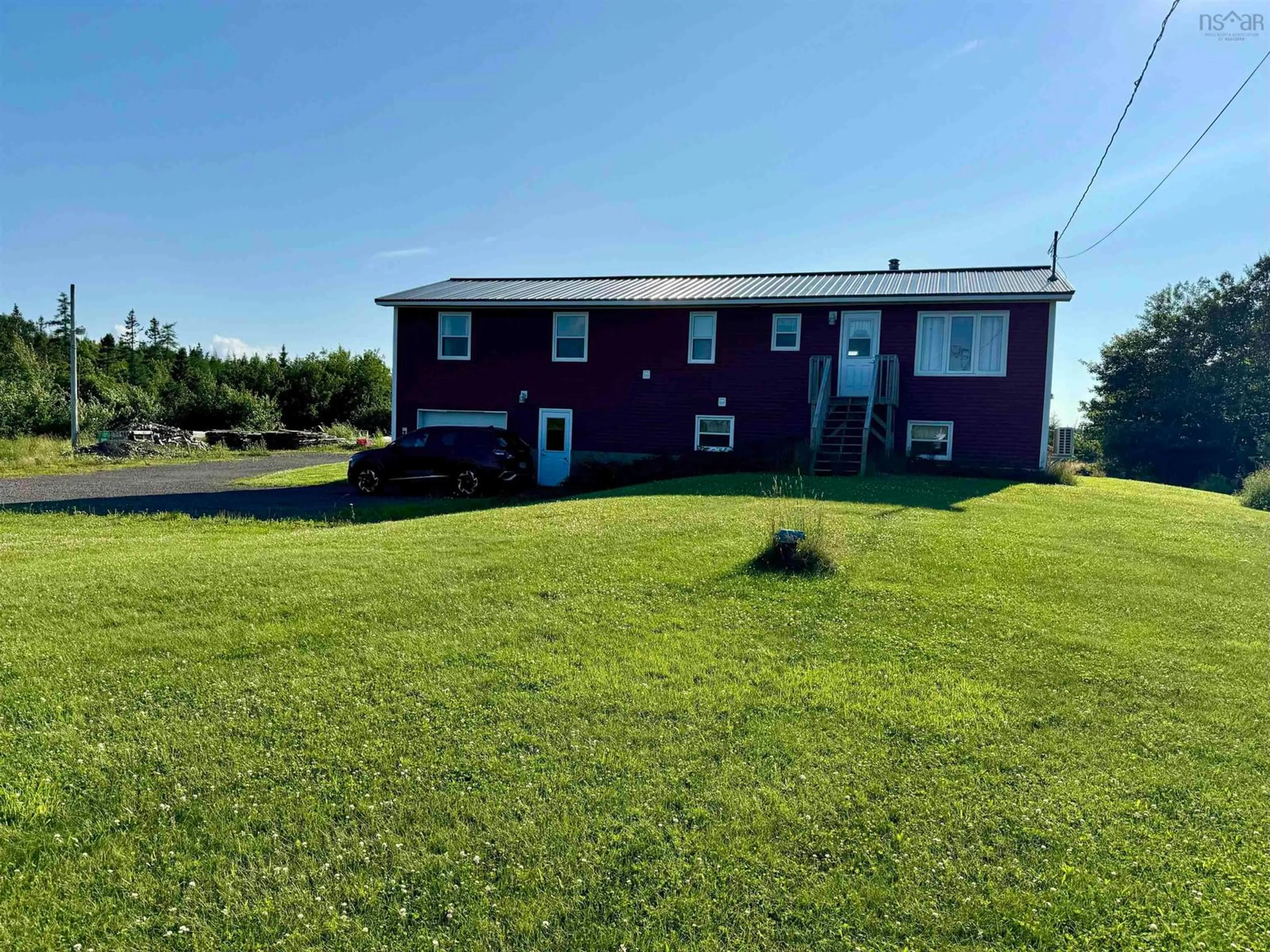 A pic from outside/outdoor area/front of a property/back of a property/a pic from drone, building for 1193 Grandique Road, Grand Lake Nova Scotia B0E 1A0